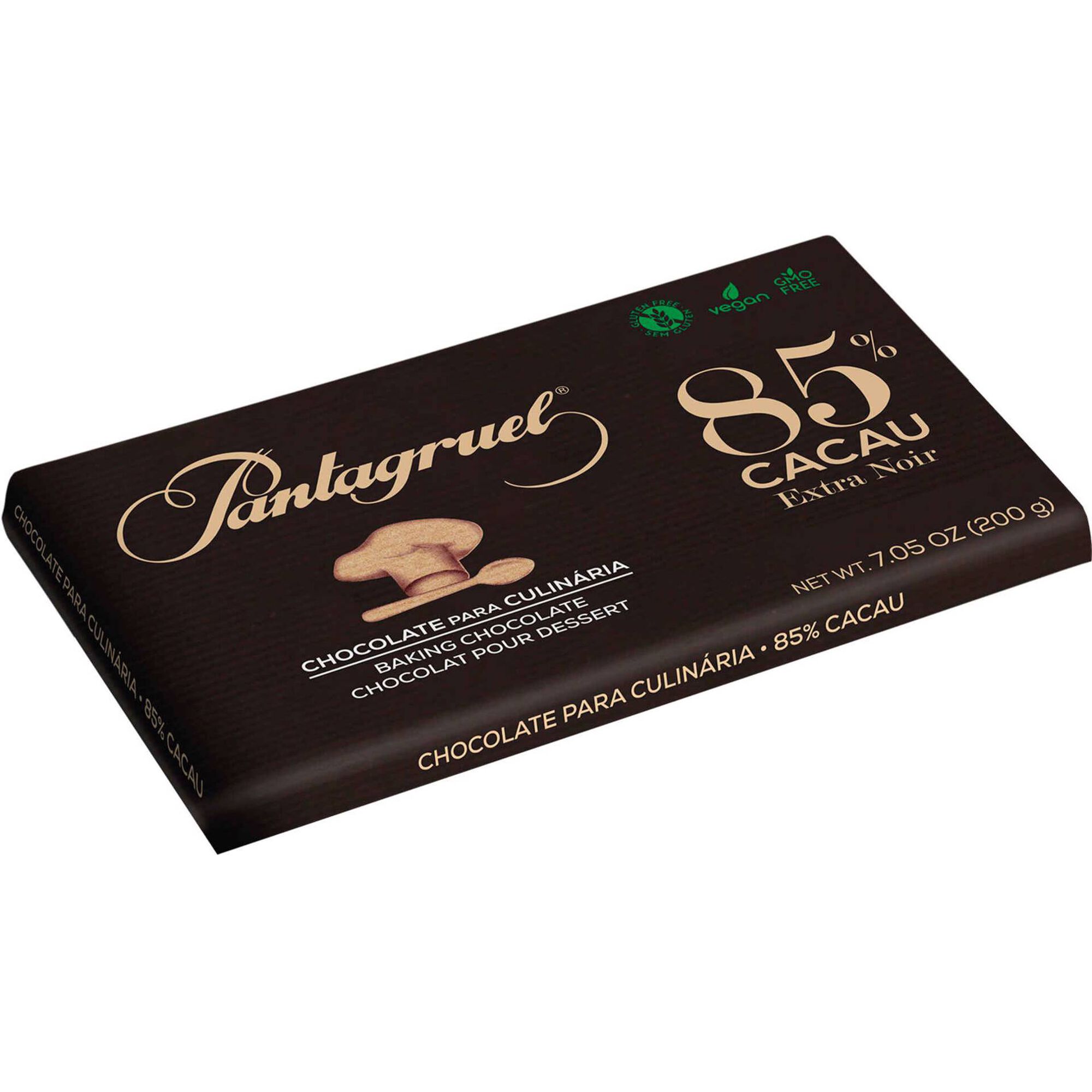 Tablete de Chocolate Culinária 85% Cacau sem Glúten Tablete de Chocolate Culinária 85% Cacau sem Glúten