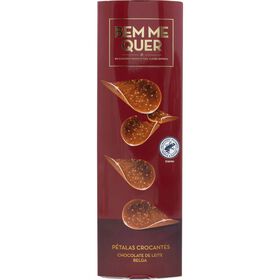 P&eacute;talas de Chocolate de Leite Belga Crocantes Bem Me Quer