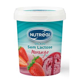 Gelado Morango sem Lactose