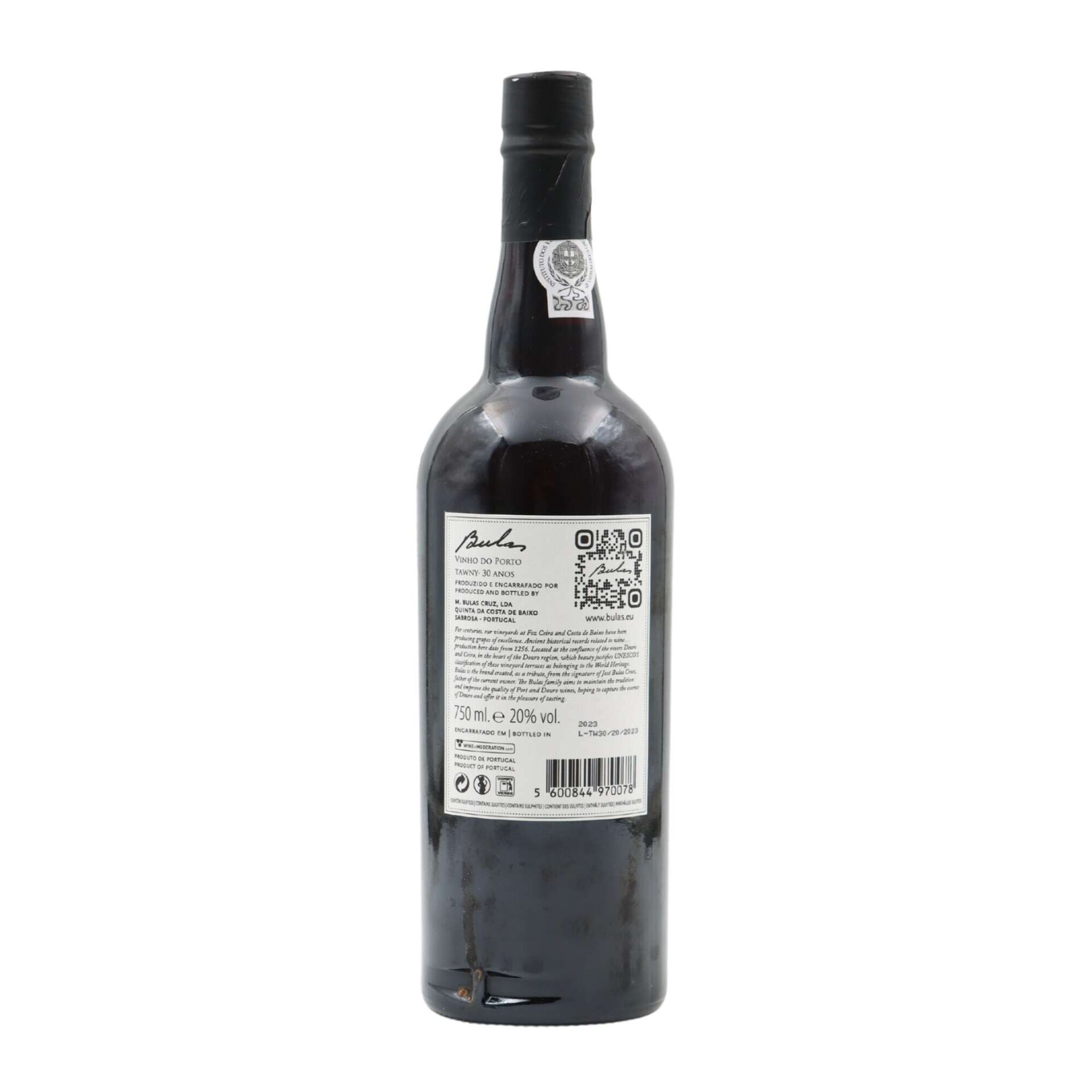 Bulas 30 Anos Vinho do Porto