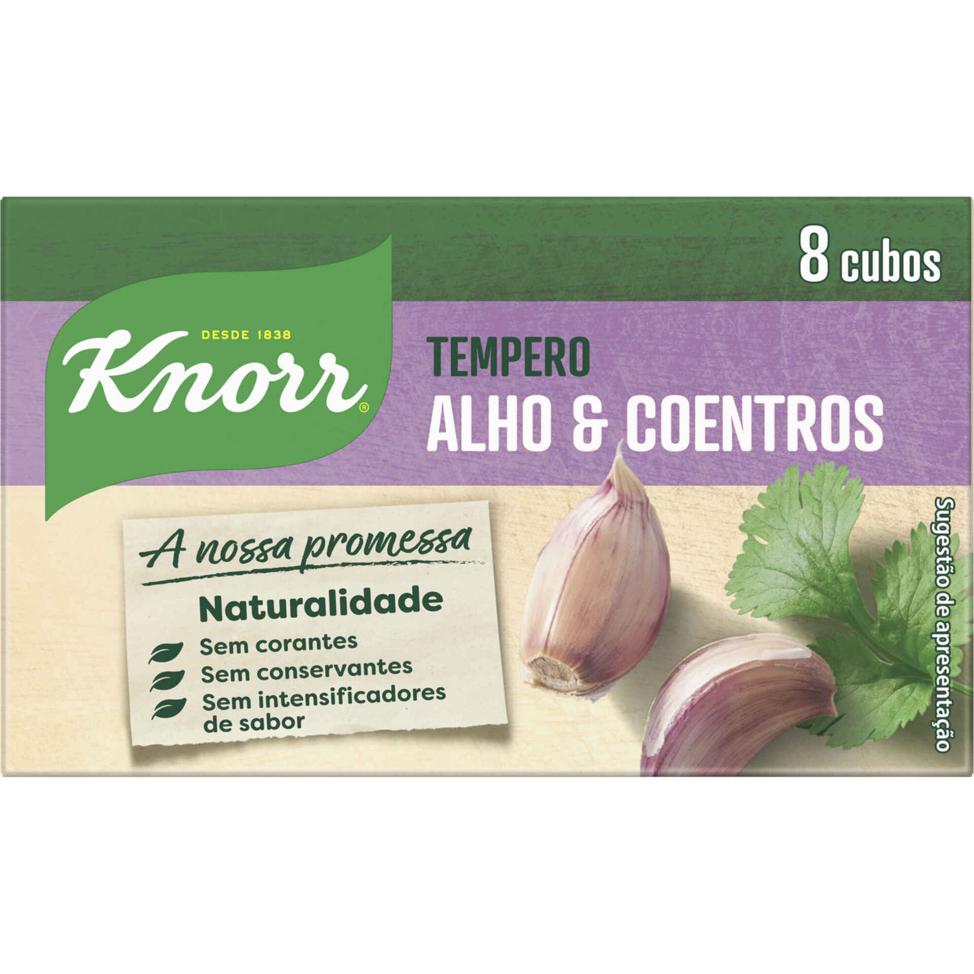 Tempero de Alho e Coentros Cubos Knorr