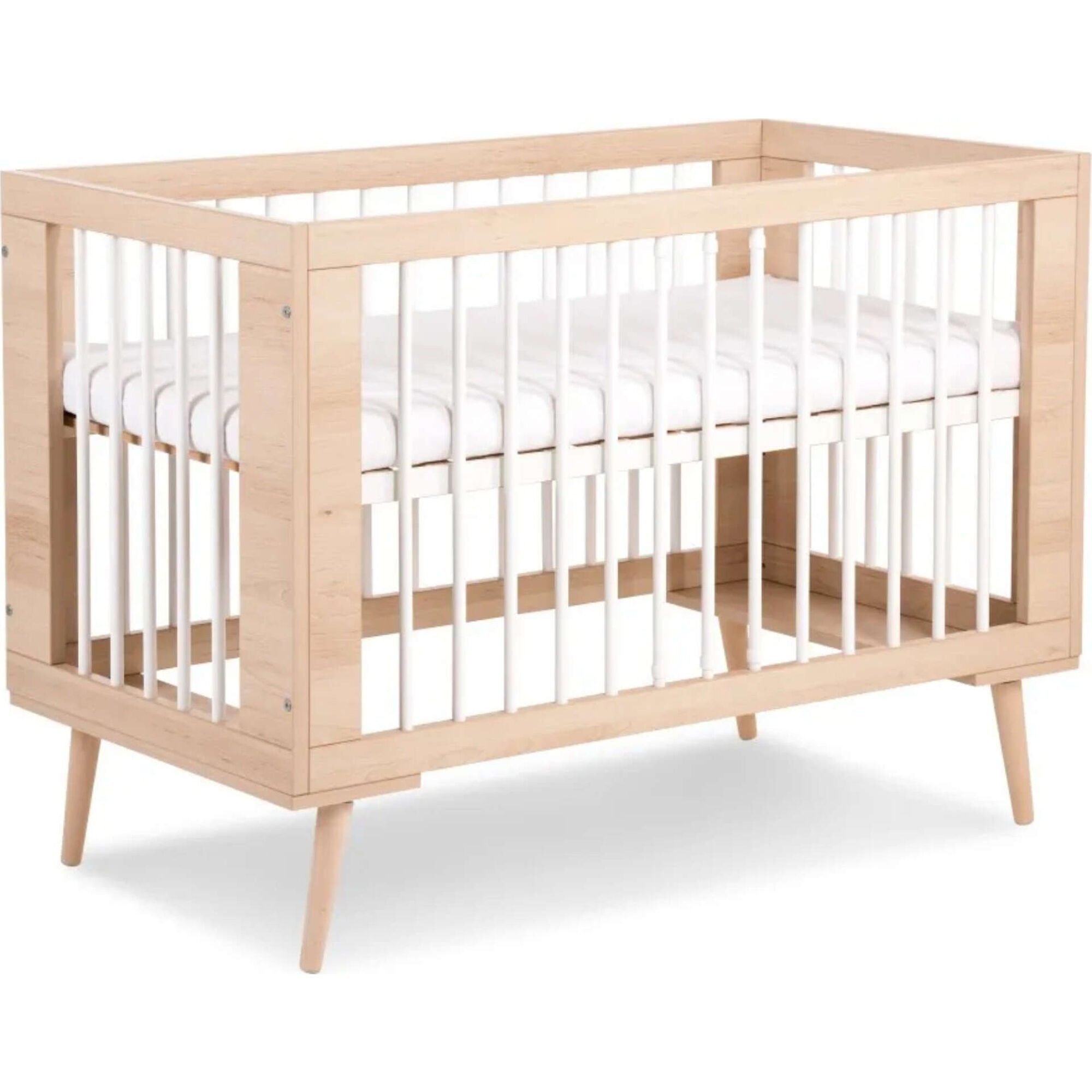 Cama de Grades Madeira 125x66cm Faia Twinko