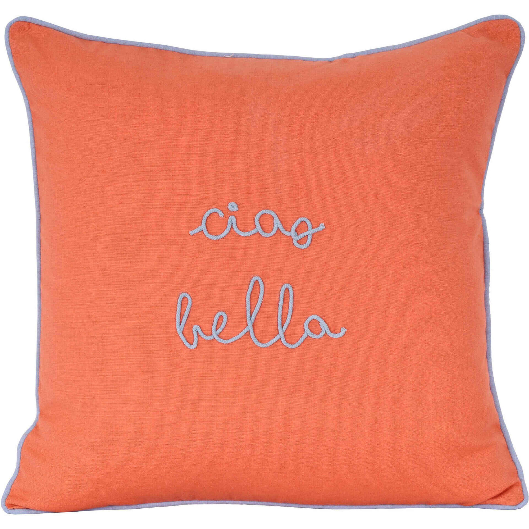 Almofada Ciao Bella Laranja Kasa