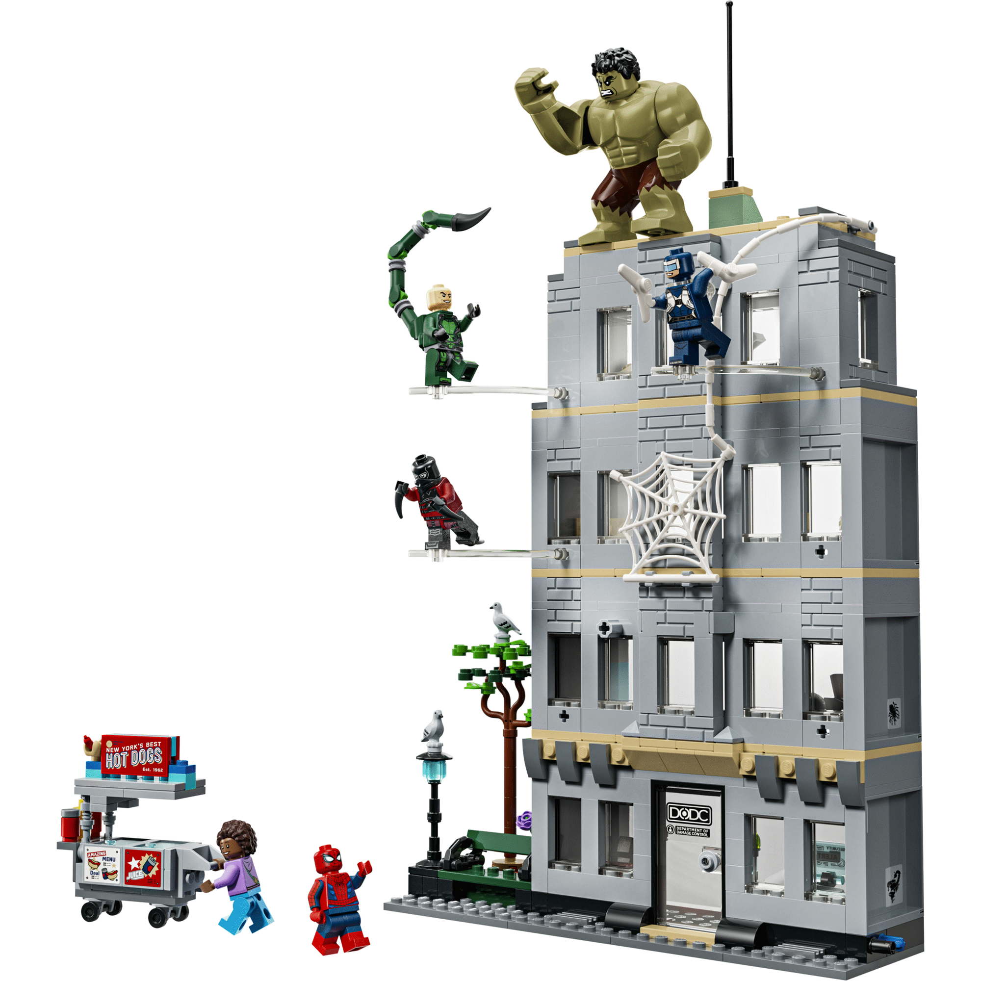 LEGO Marvel - Confronto &Eacute;pico do Spider-Man contra Hulk - 76350