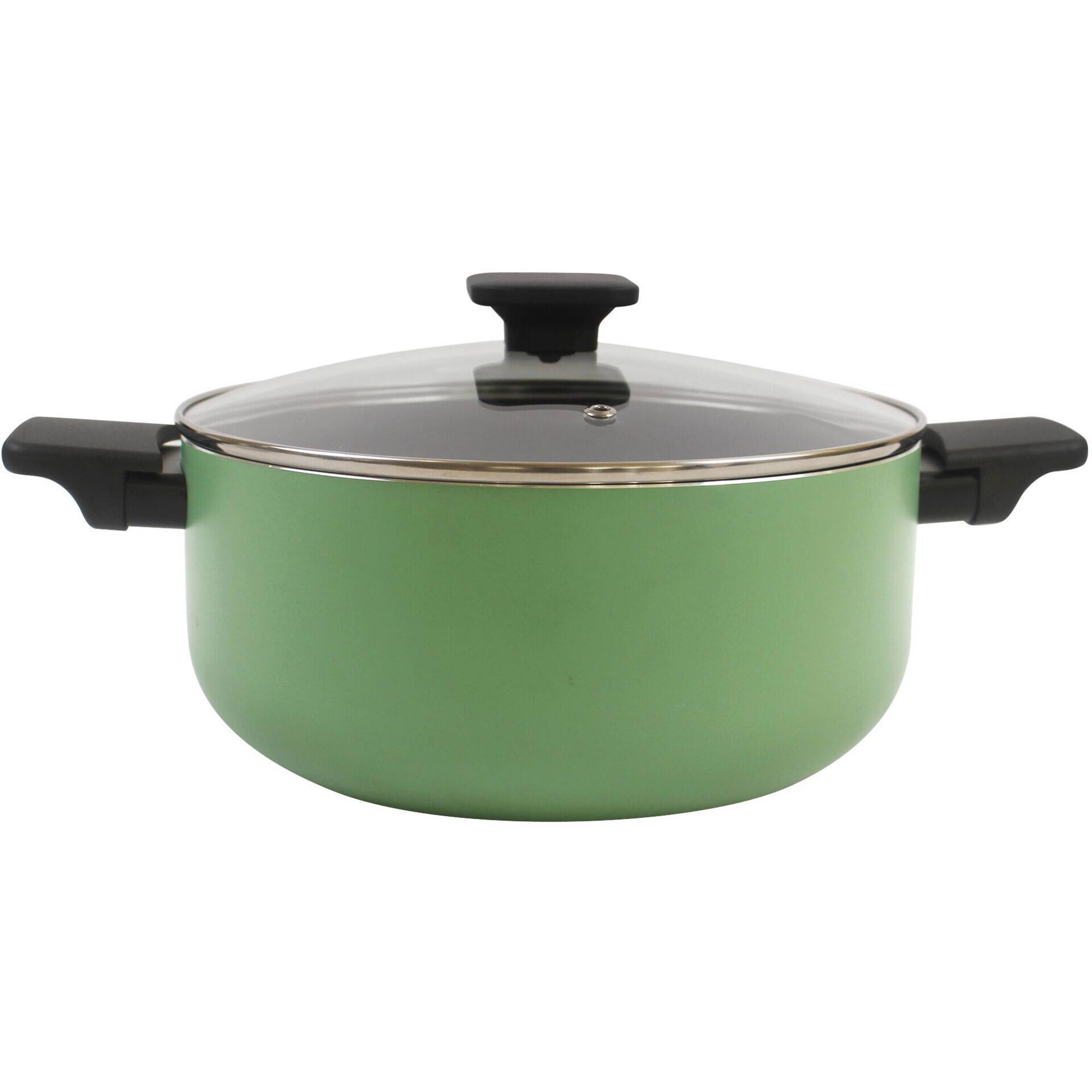 Ca&ccedil;arola 24cm Cer&acirc;mica Square Verde Kasa