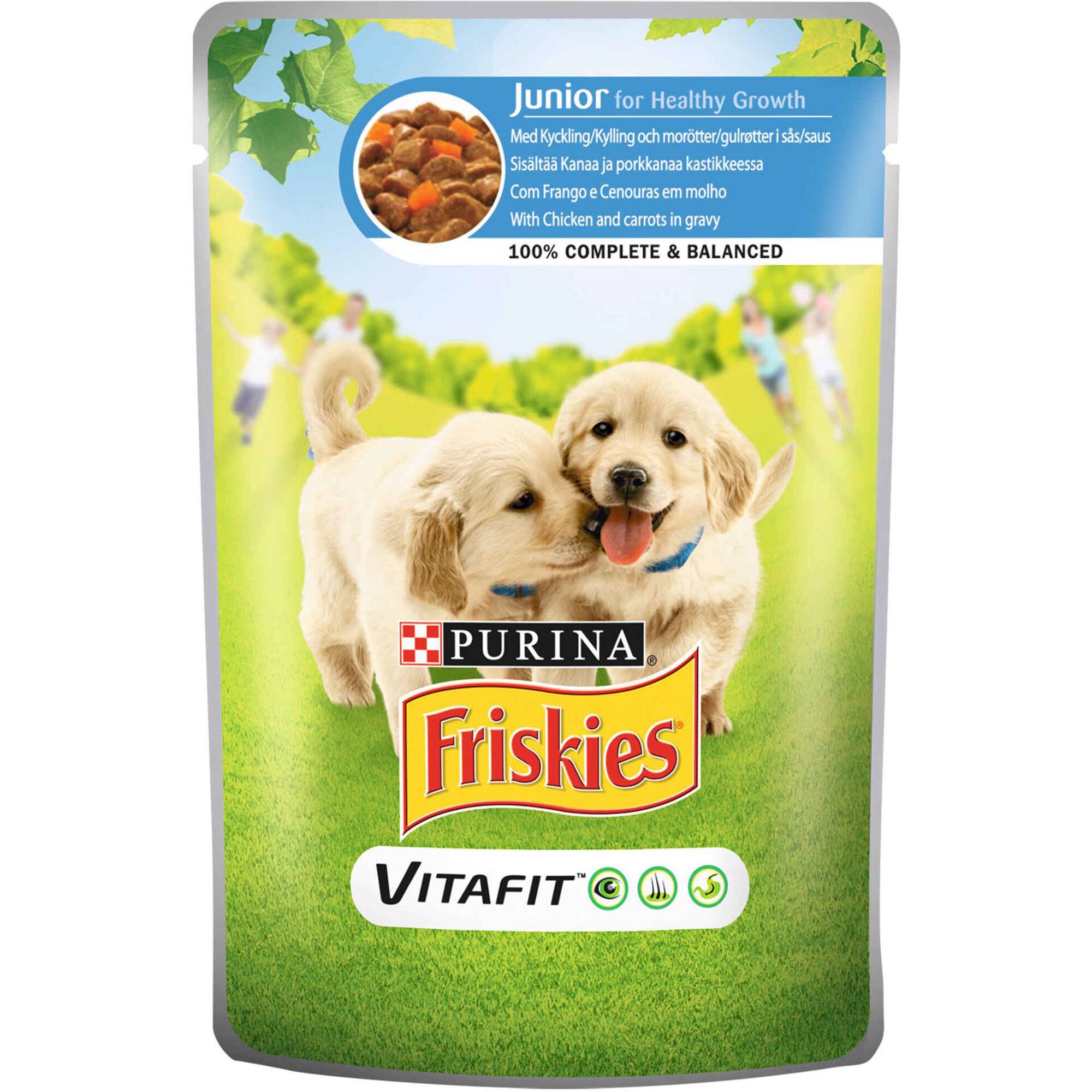 Comida Húmida para Cão Júnior Frango e Cenora Lata Comida Húmida para Cão Júnior Frango e Cenora Lata