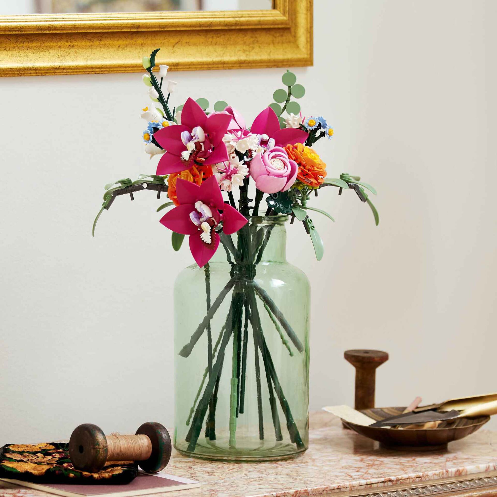 Buqu&ecirc; de Flores Cor-de-Rosa Elegante - 10342