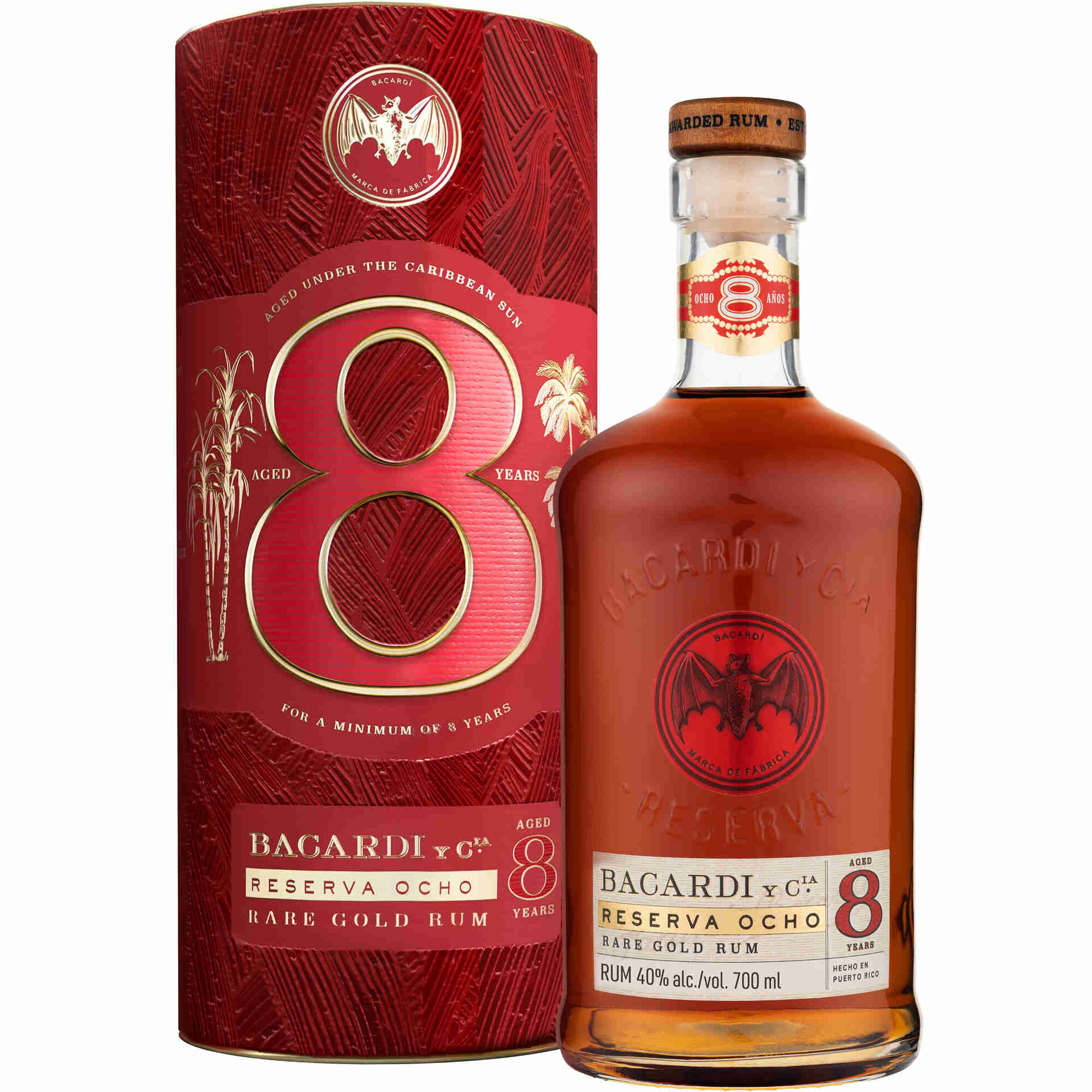 Rum Bacardi Gran Reserva 8 Anos com Estojo