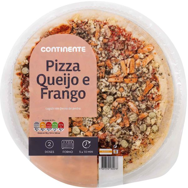 Pizza Fresca Queijo e Frango Continente