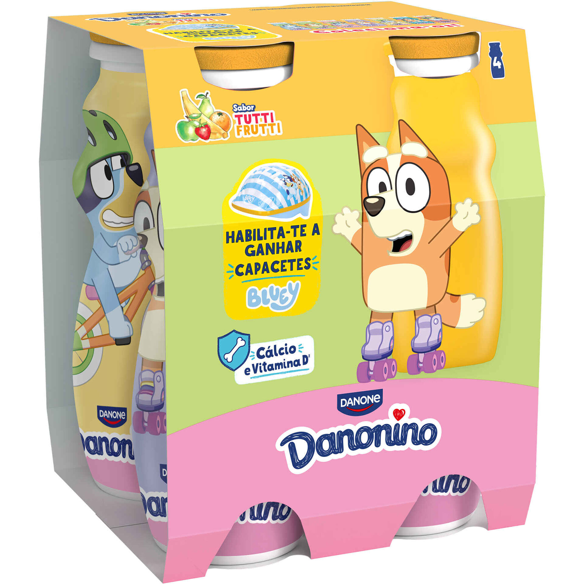 Iogurte L&iacute;quido Tutti Frutti Infantil Danonino Danone