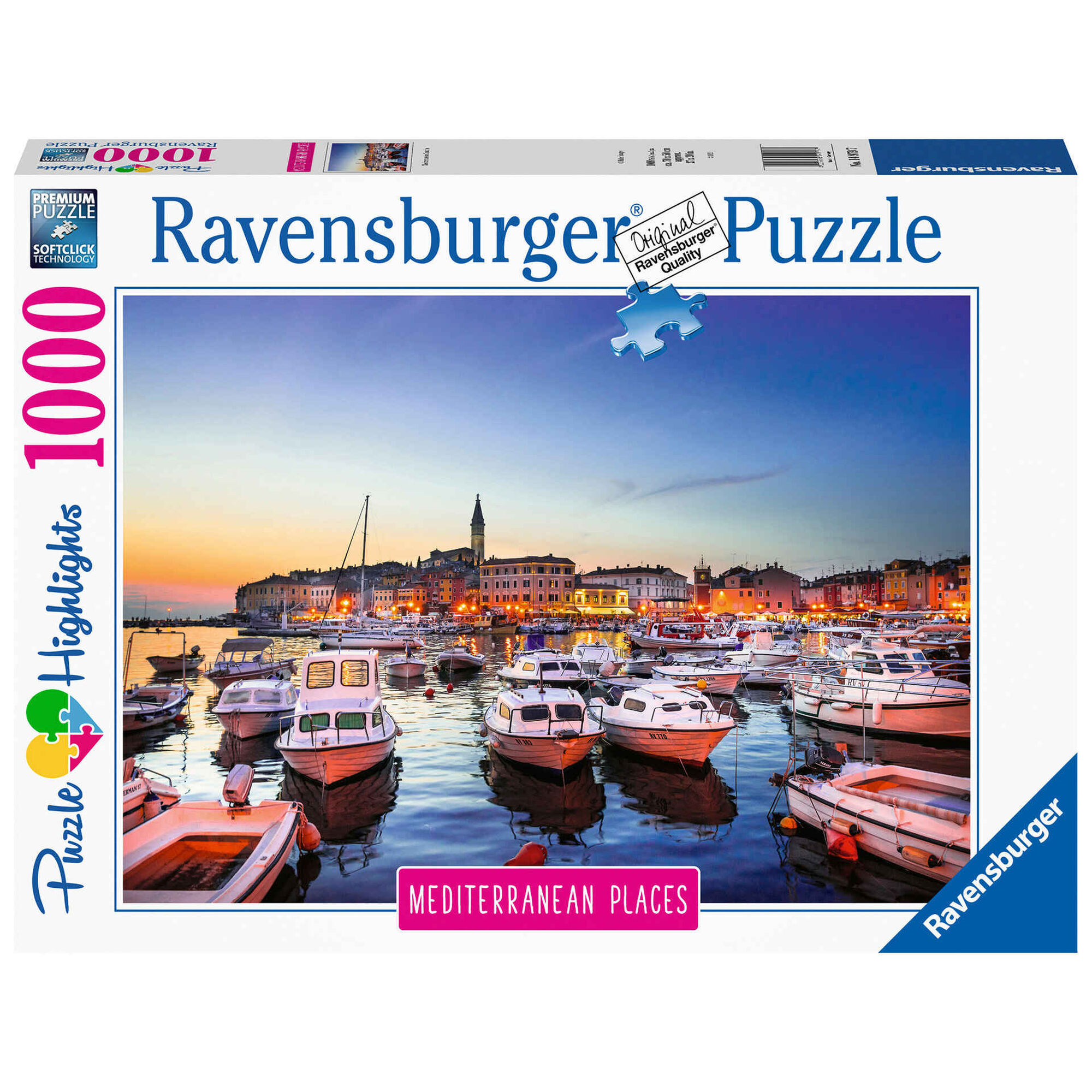 Puzzle Croácia Mediterrâneo 1000 Peças