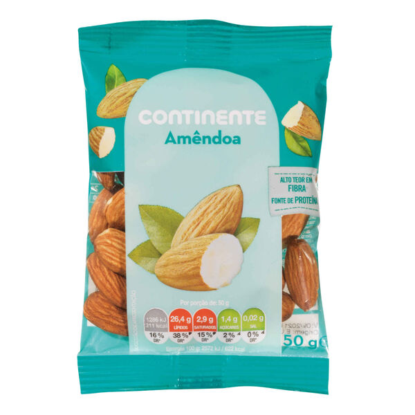 Amêndoa com Pele Continente