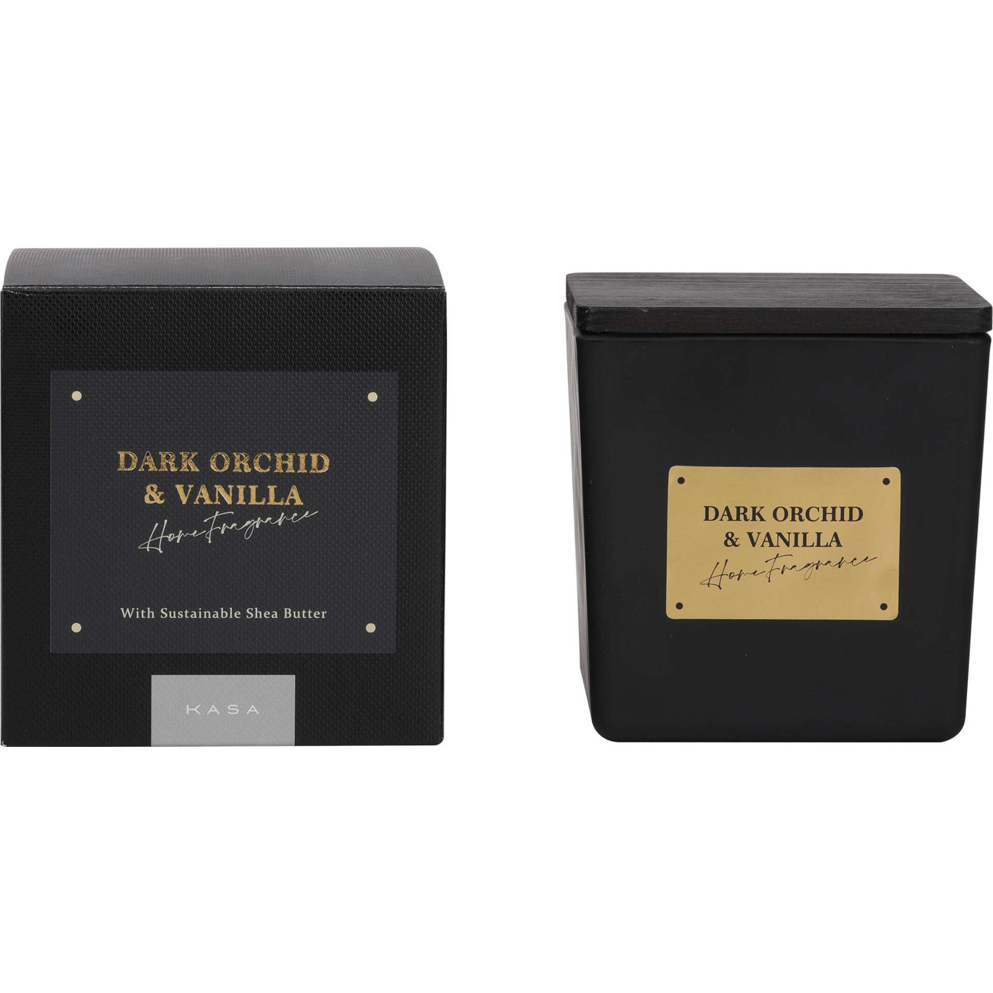 Vela em Copo Quadrada com Tampa 190g