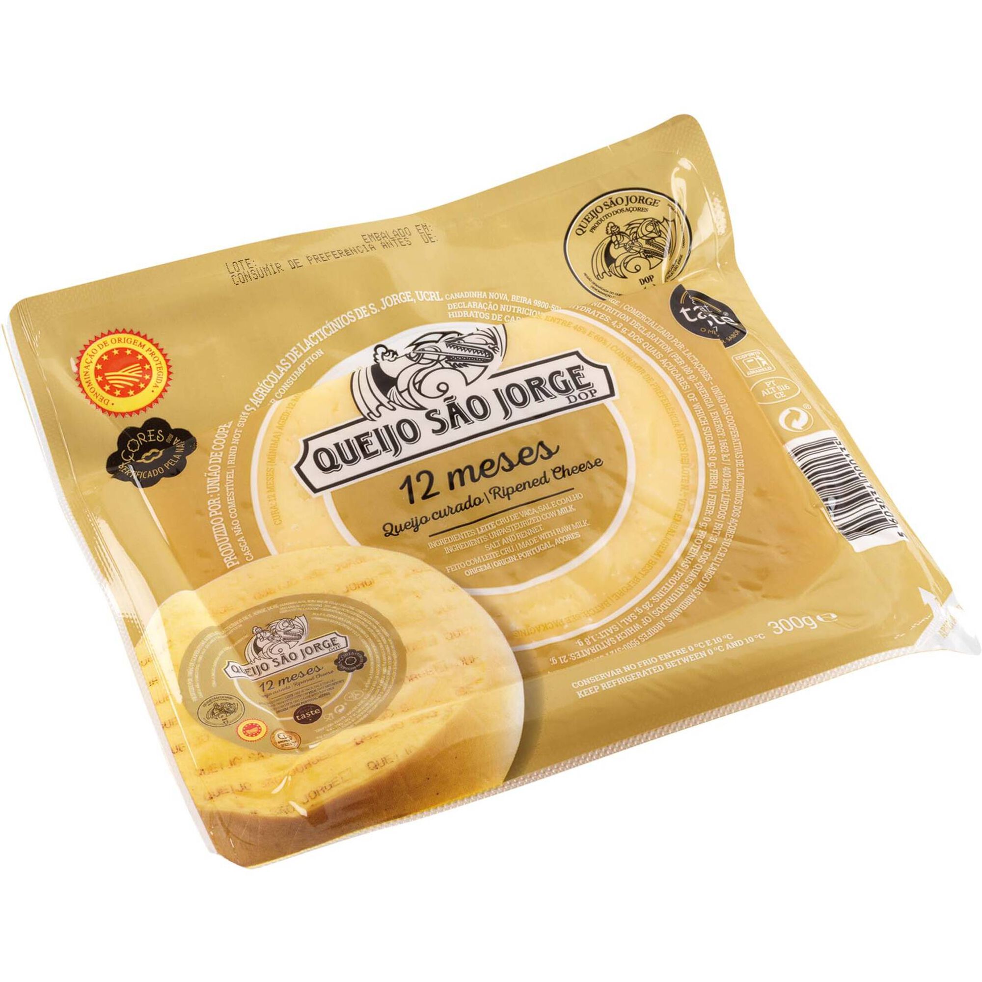 Queijo de Vaca da Ilha DOP 12 Meses de Cura