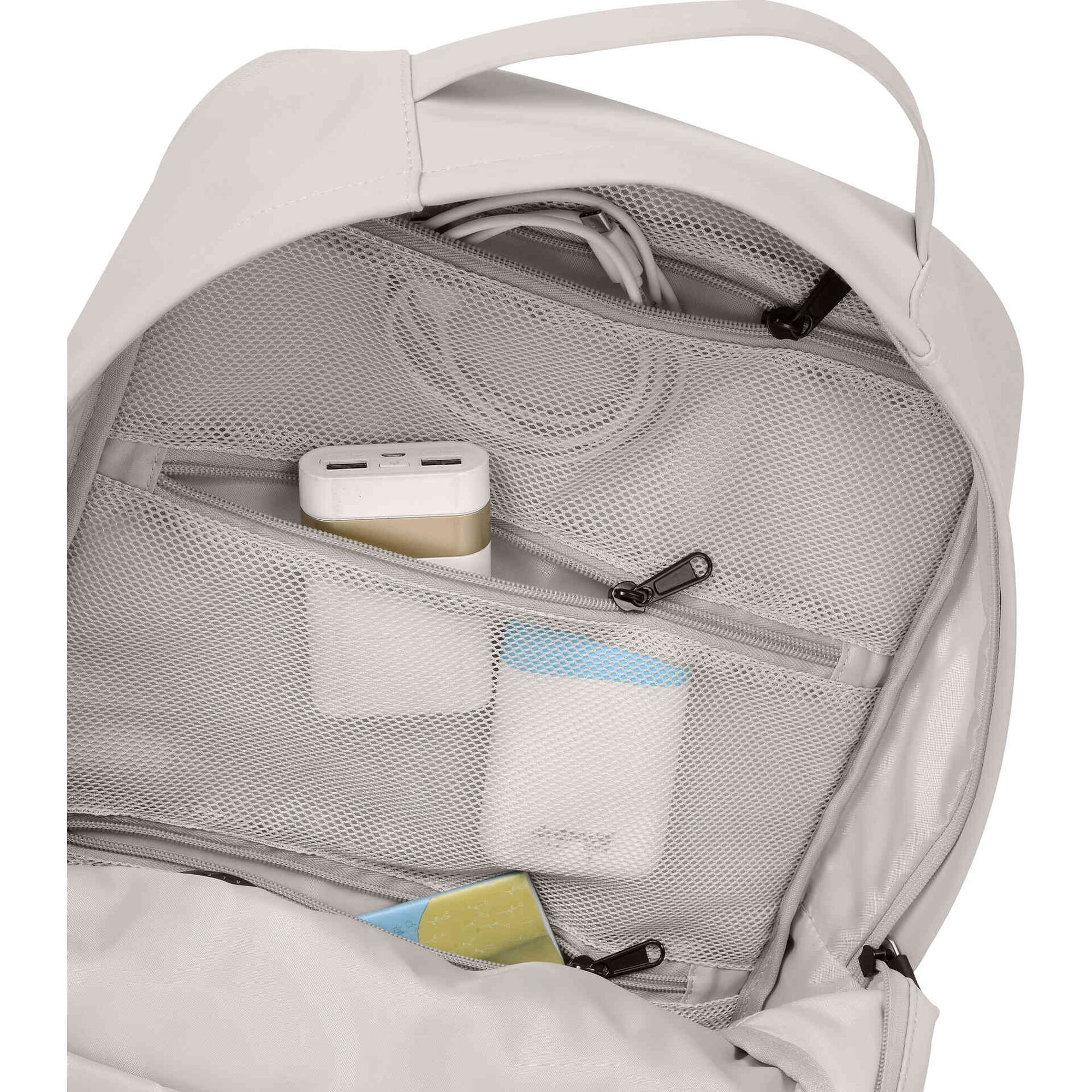 Mochila Office Bege Clarity Marshmallow
