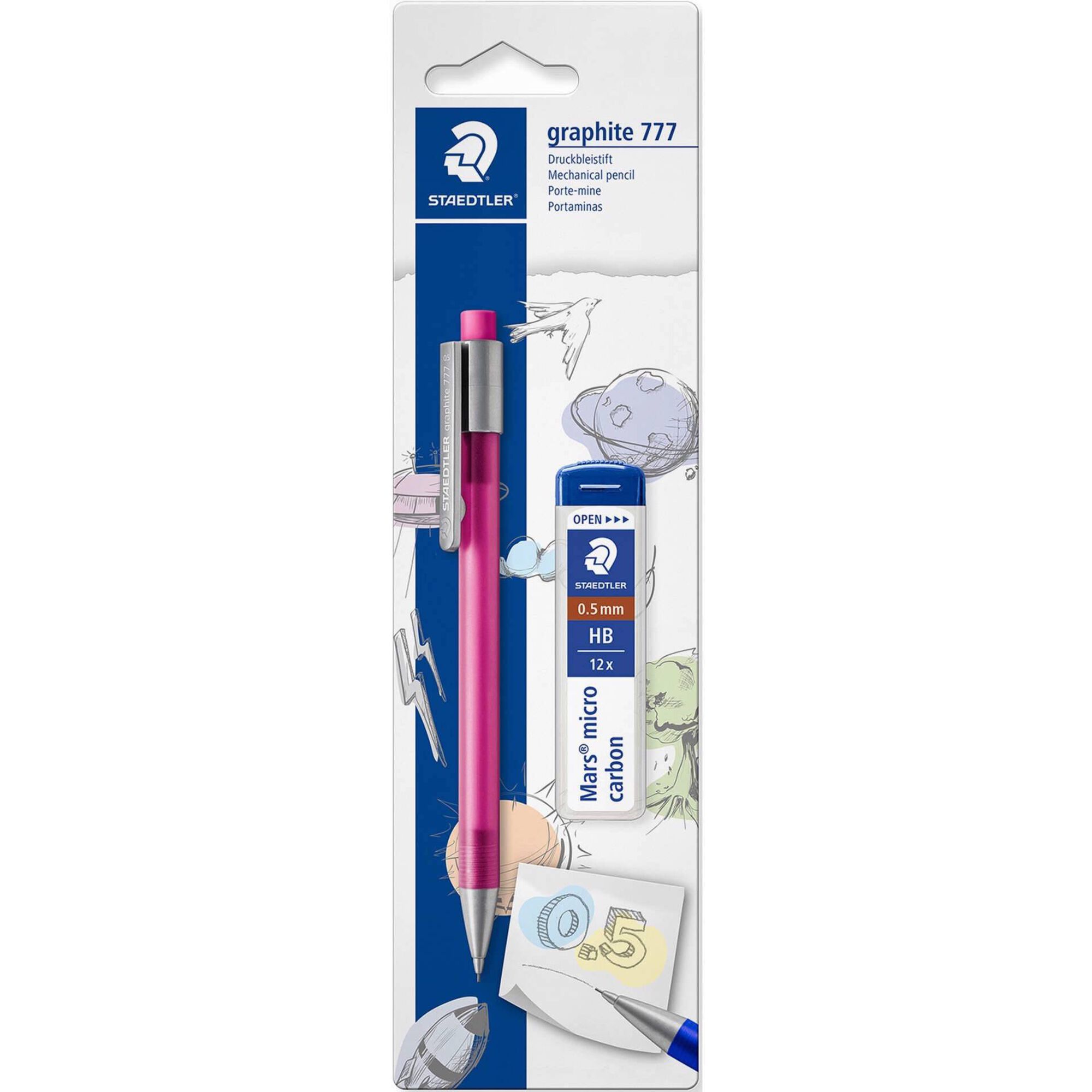 Lapiseira Graphite 777 0,5mm + Tubo de Minas HD Staedtler