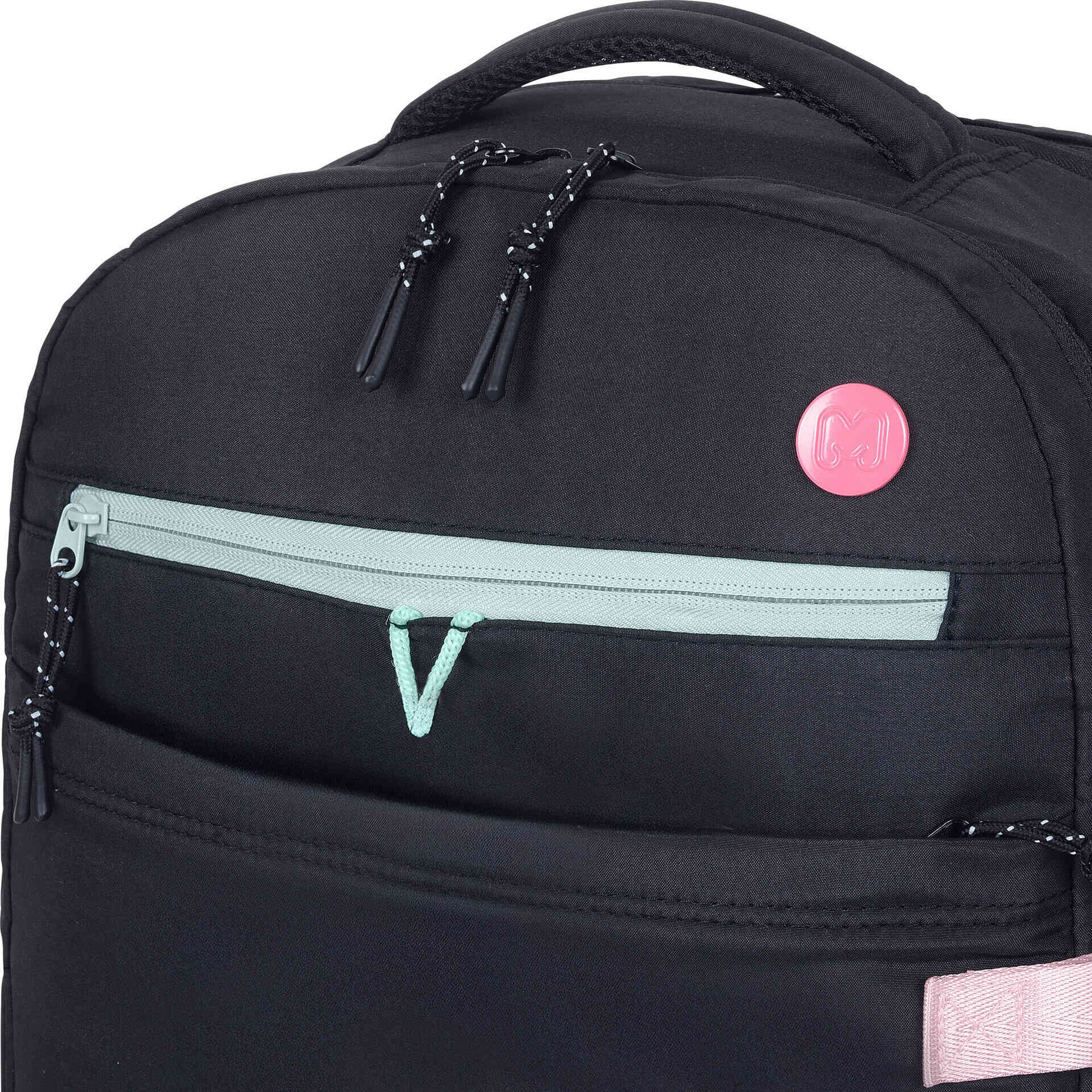 Mochila de Viagem Preta Marshmallow