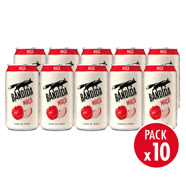 Sidra em Lata com Álcool Maçã Bandida