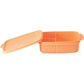 Lunch Box com Compartimentos Retangular Laranja Tupperware