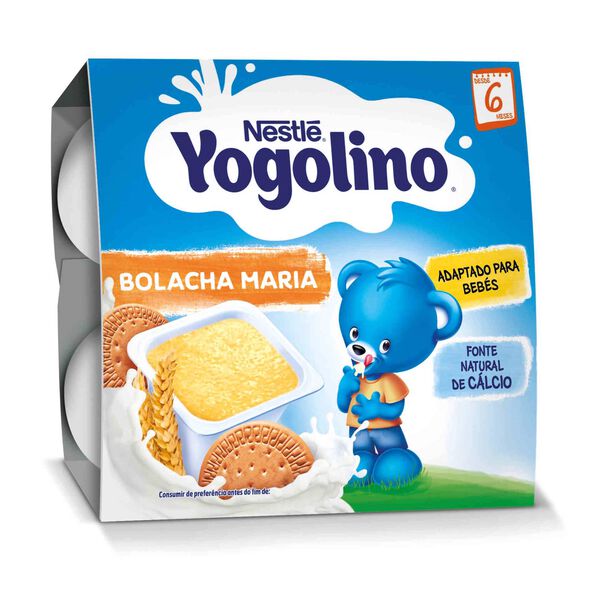 Alimento Lácteo Cereais e Bolacha Maria +6M Yogolino
