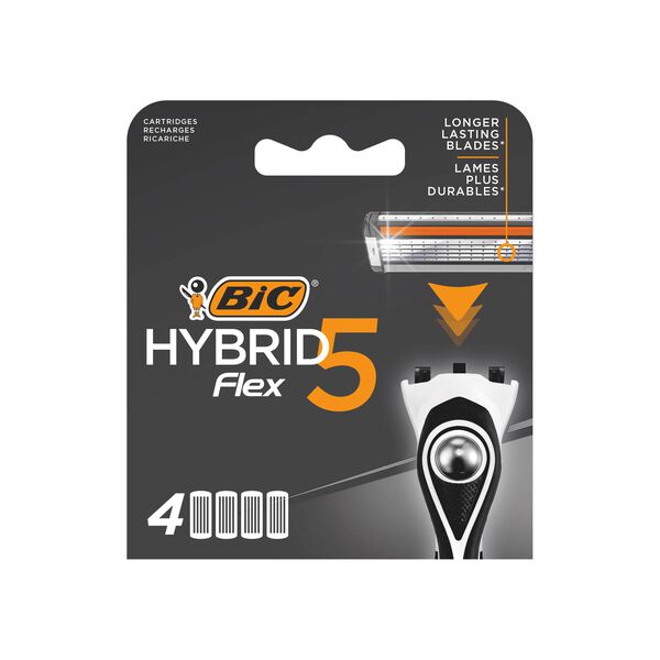 Recarga de Lâminas Hybrid Flex5 com 2 Recargas Bic
