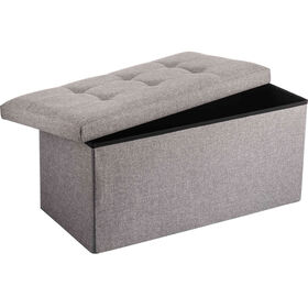 Banco Arruma&ccedil;&atilde;o com Tampa Bazar&atilde;o