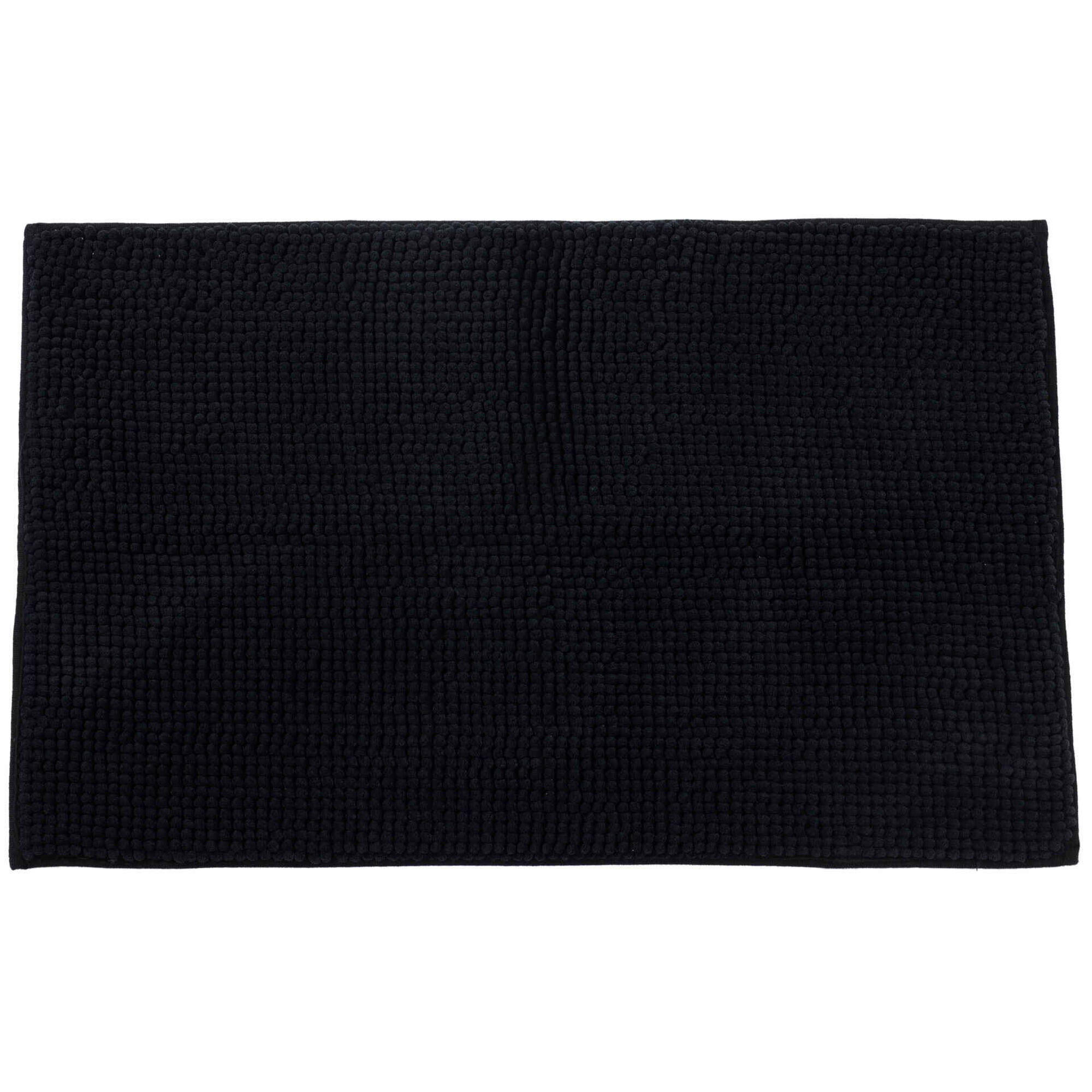 Tapete Microfibra Preto Kasa