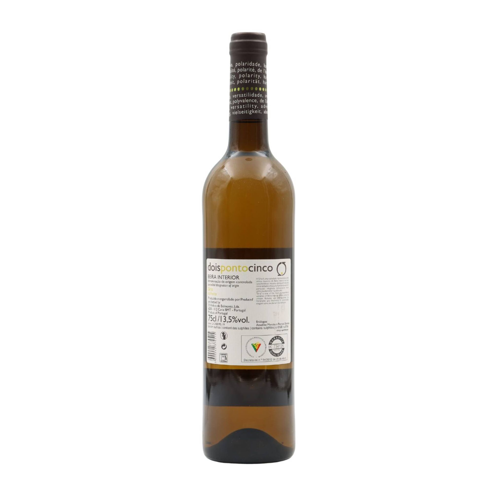 DoisPontocinco Siria Vinho Branco Beiras