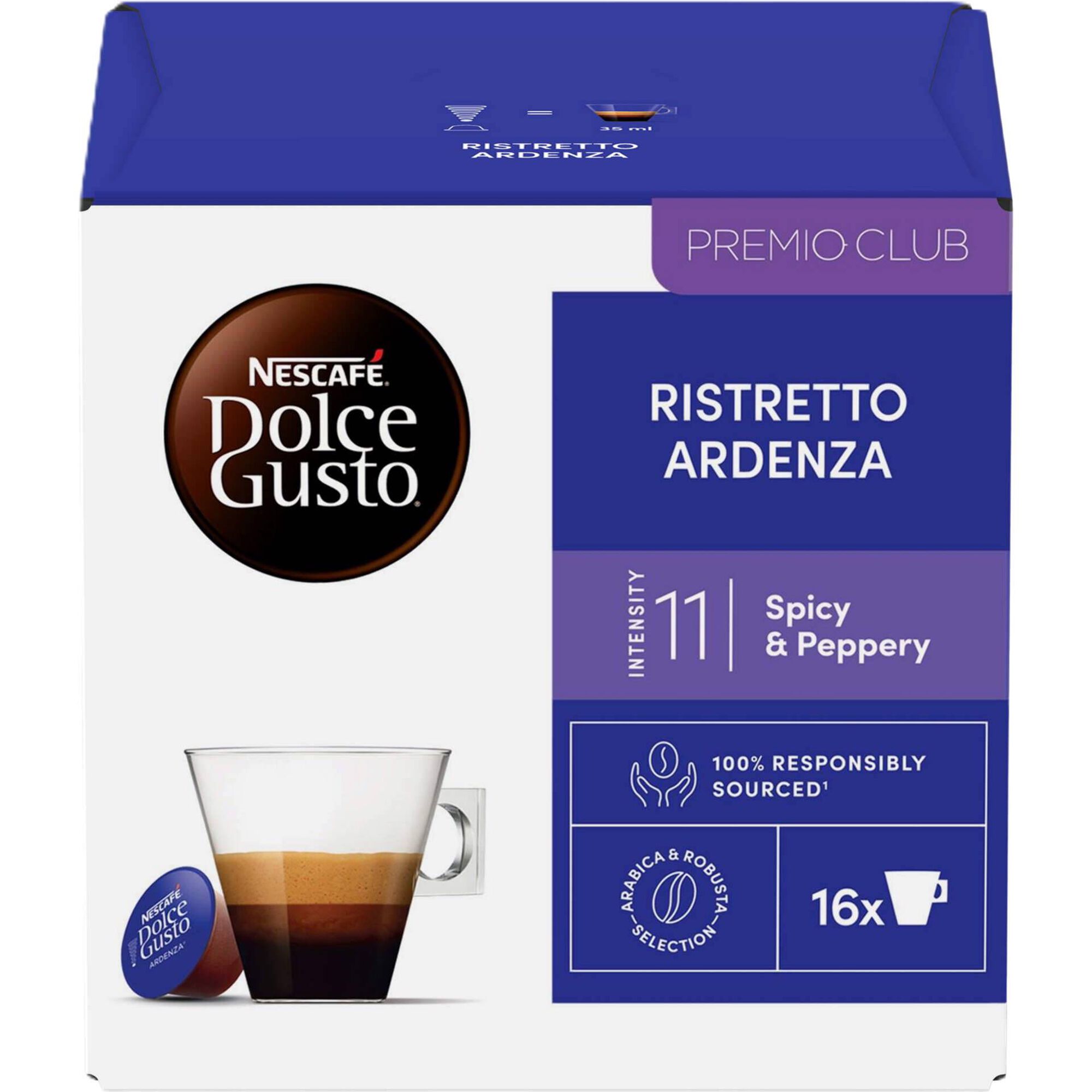 C&aacute;psulas de Caf&eacute; Ristretto Ardenza Int 11 Nescaf&eacute; Dolce Gusto
