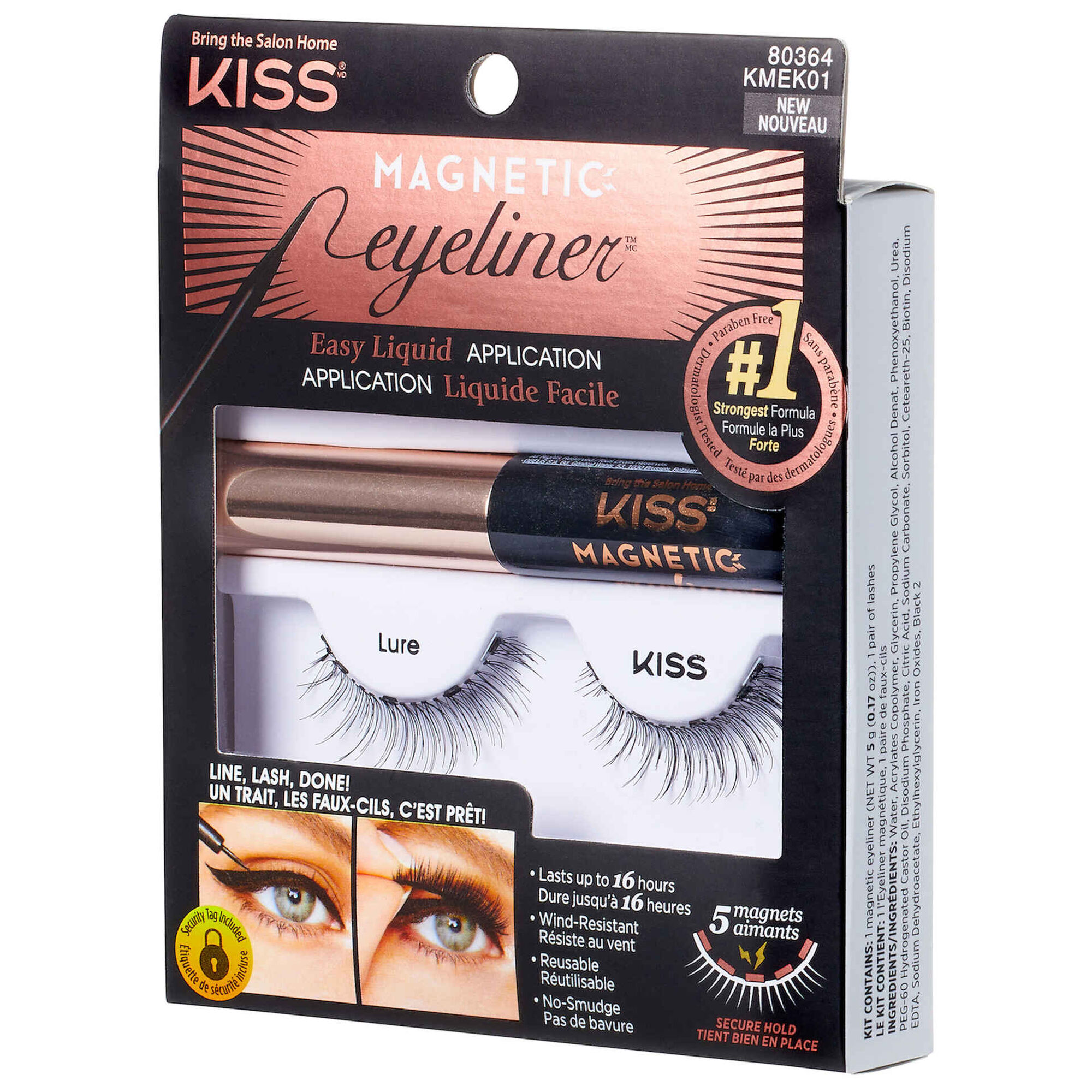 Kit Magnetic Eyeliner e Pestanas Falsas 01