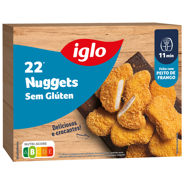 Nuggets de Frango sem Glúten Capitão Iglo