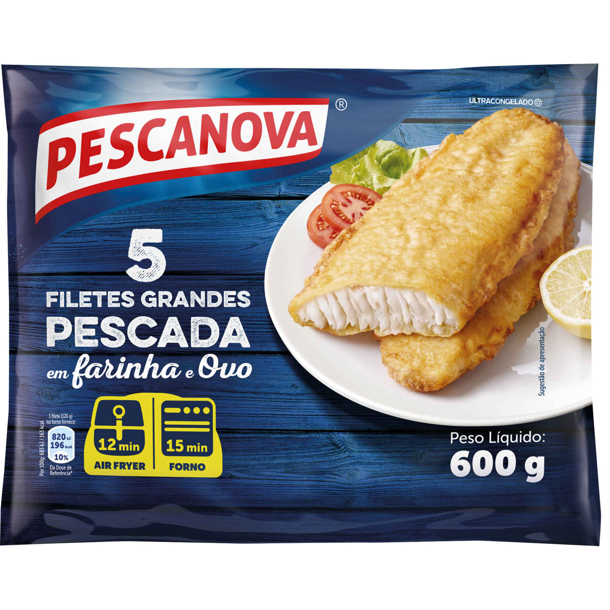 Filetes de Pescada em Farinha e Ovo Pescanova