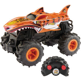 Hot Wheels - Carro Telecomandado Monster Trucks 1:24 Shark Tiger