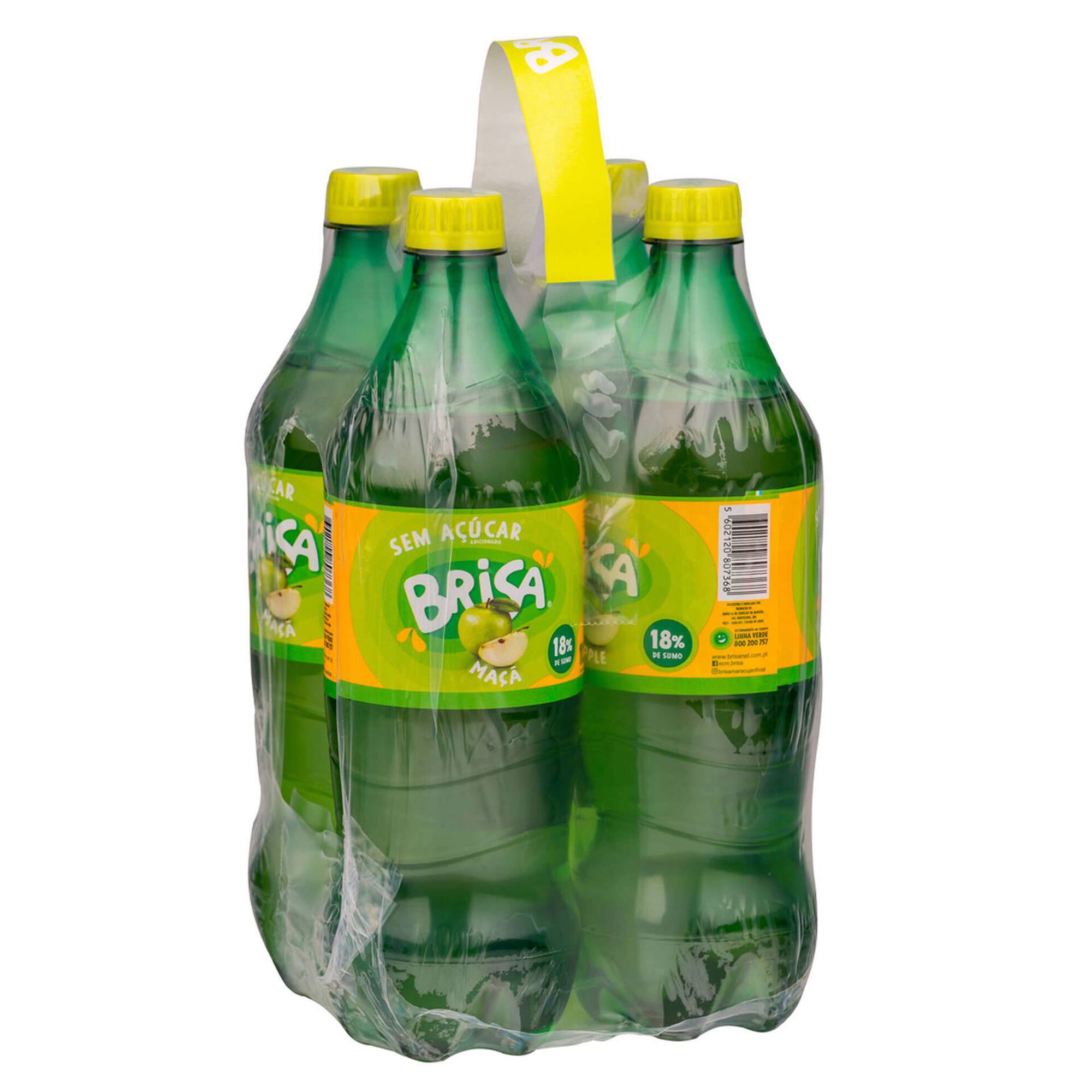 Refrigerante com Gás Maçã sem Açúcar