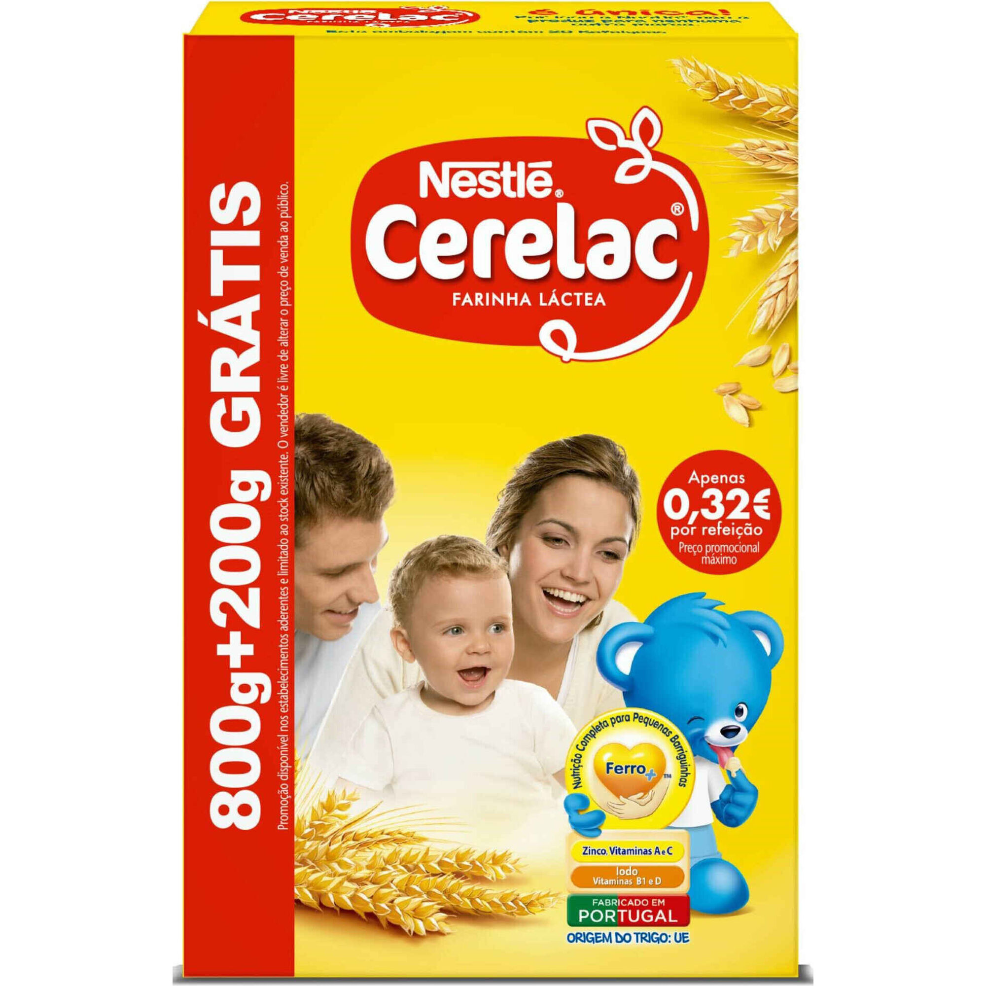 Papa Infantil Farinha L&aacute;ctea Cerelac