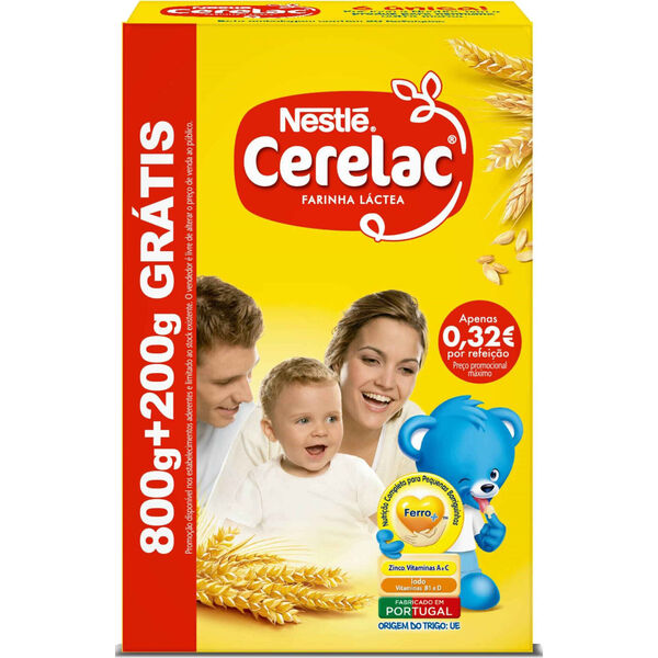 Papa Infantil Farinha Láctea Cerelac