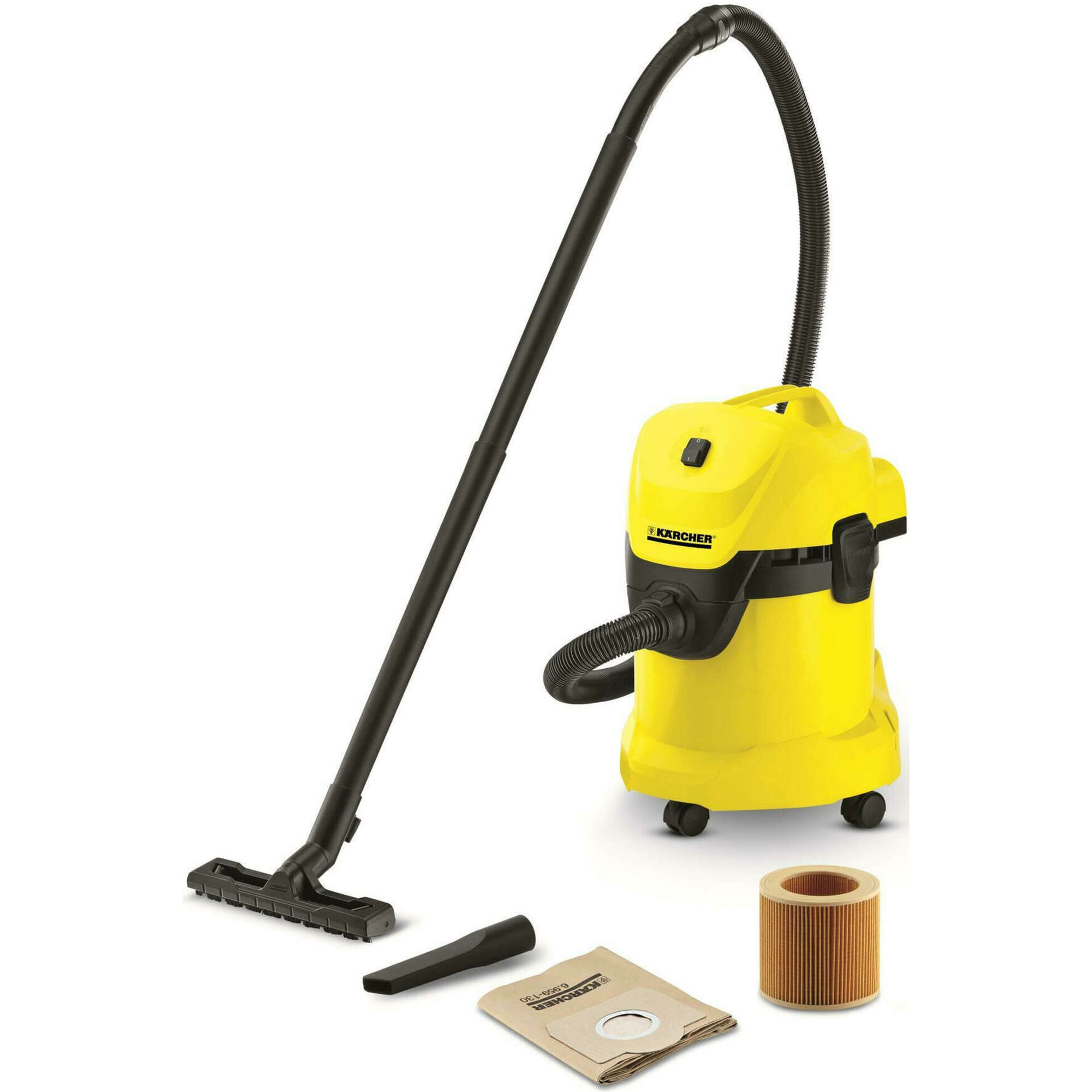 Aspirador sólido y líquidos KARCHER WD3, 17L y 1000 w