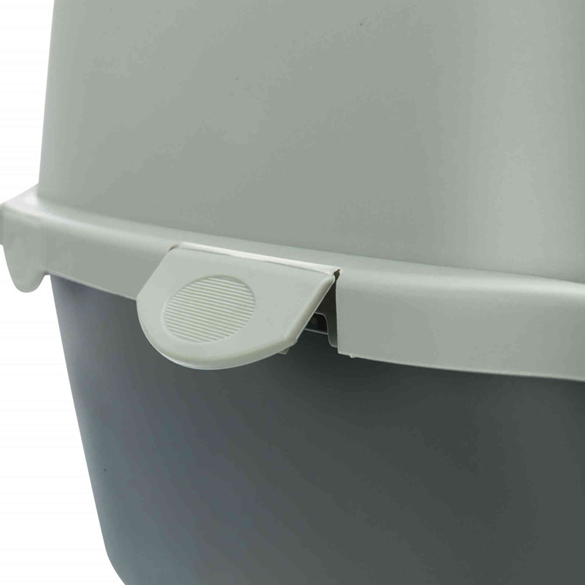 Caixa de Areia para Gato Vico Cinza e Verde