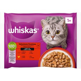 Comida H&uacute;mida para Gato Adulto Carne Whiskas