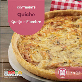 Quiche de Queijo e Fiambre