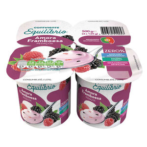 Iogurte Pedaços Magro Amora e Framboesa sem Açúcar Continente Equilíbrio