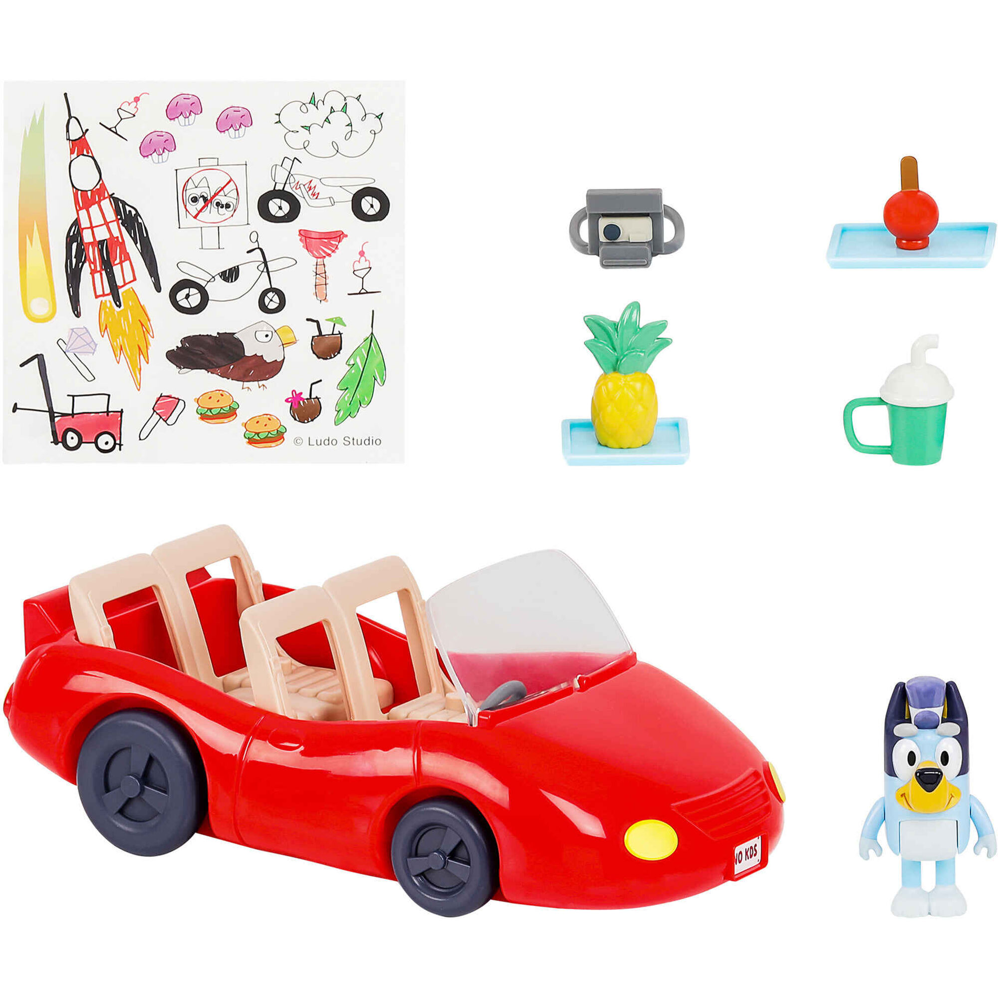 Descapotável da Bluey