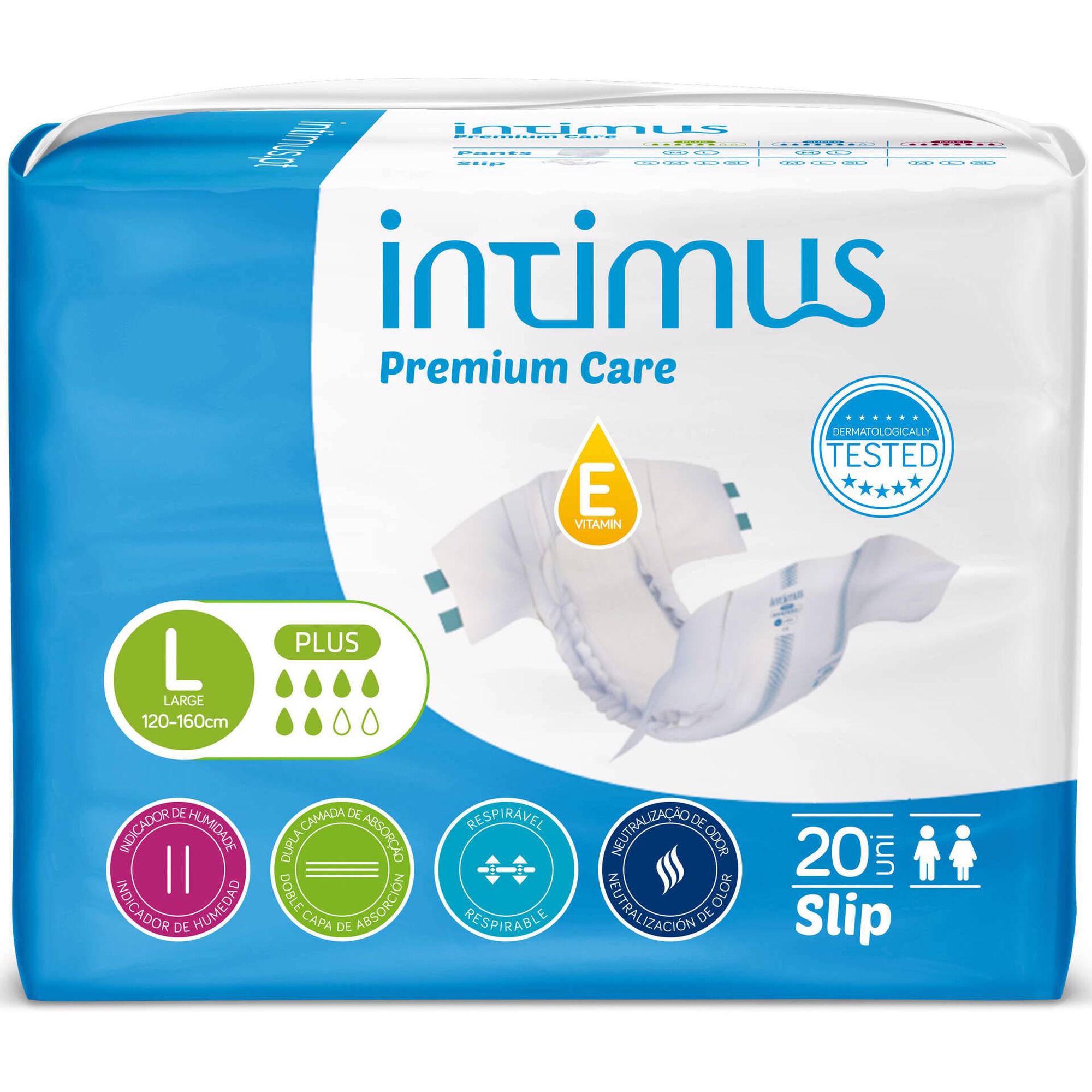 Fraldas Incontin&ecirc;ncia Plus L Intimus
