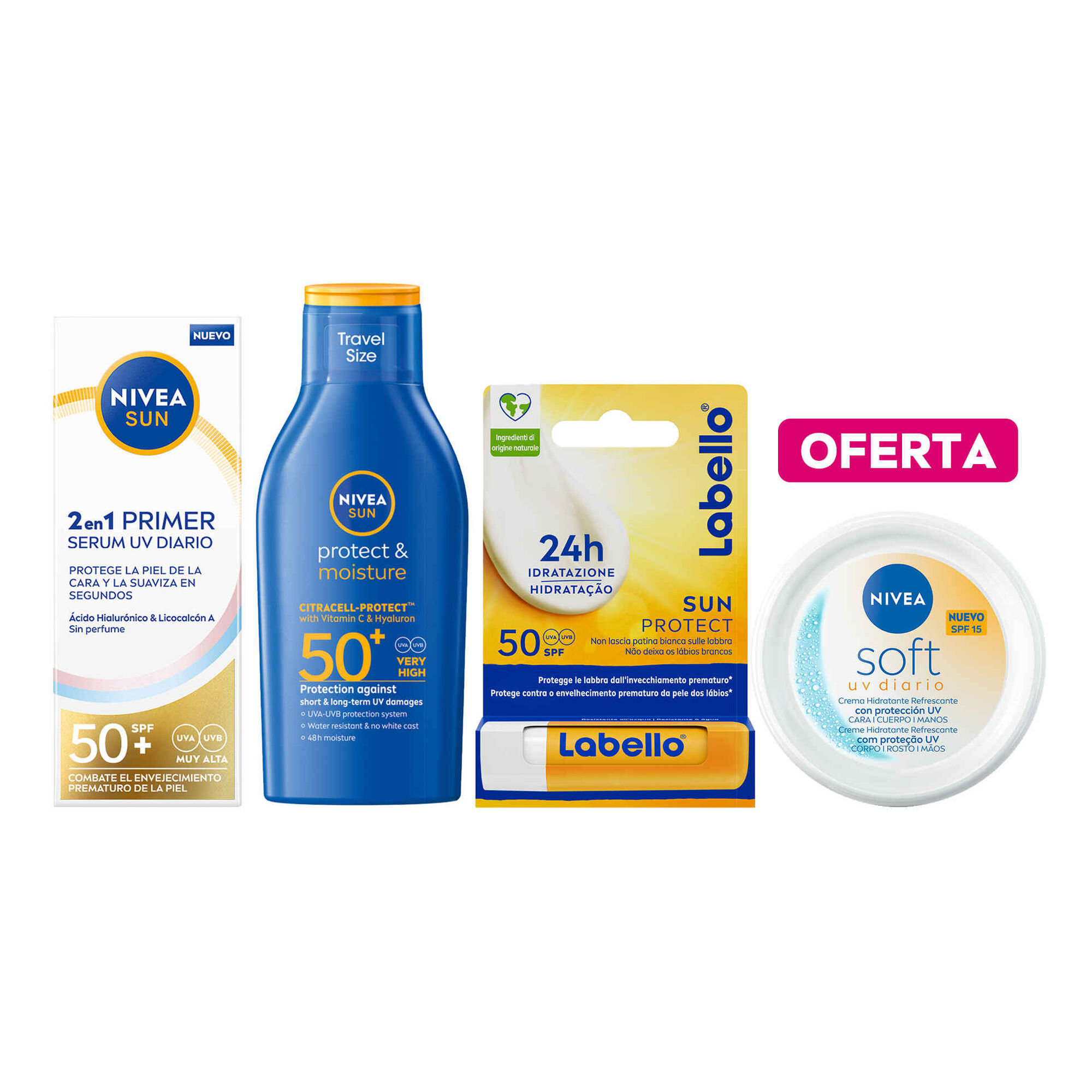 Conjunto Proteção Solar Rotina Cidade e Viagem + Oferta Creme Corpo Conjunto Proteção Solar Rotina Cidade e Viagem + Oferta Creme Corpo