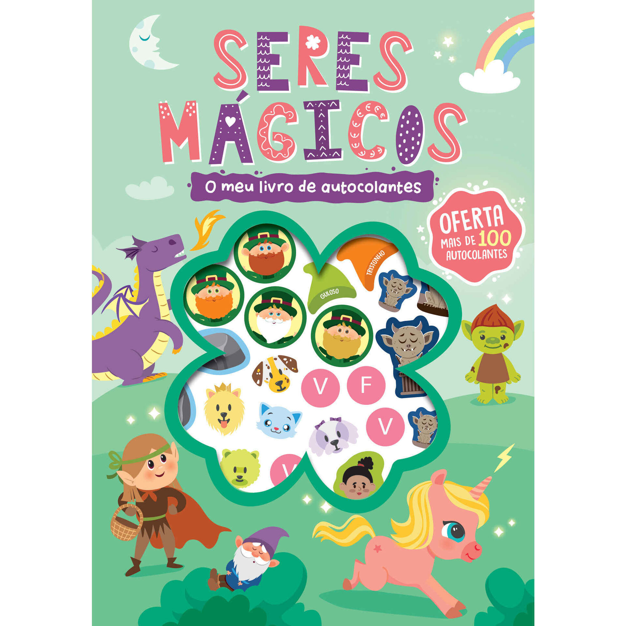 O Meu Livro de Autocolantes - Seres Mágicos