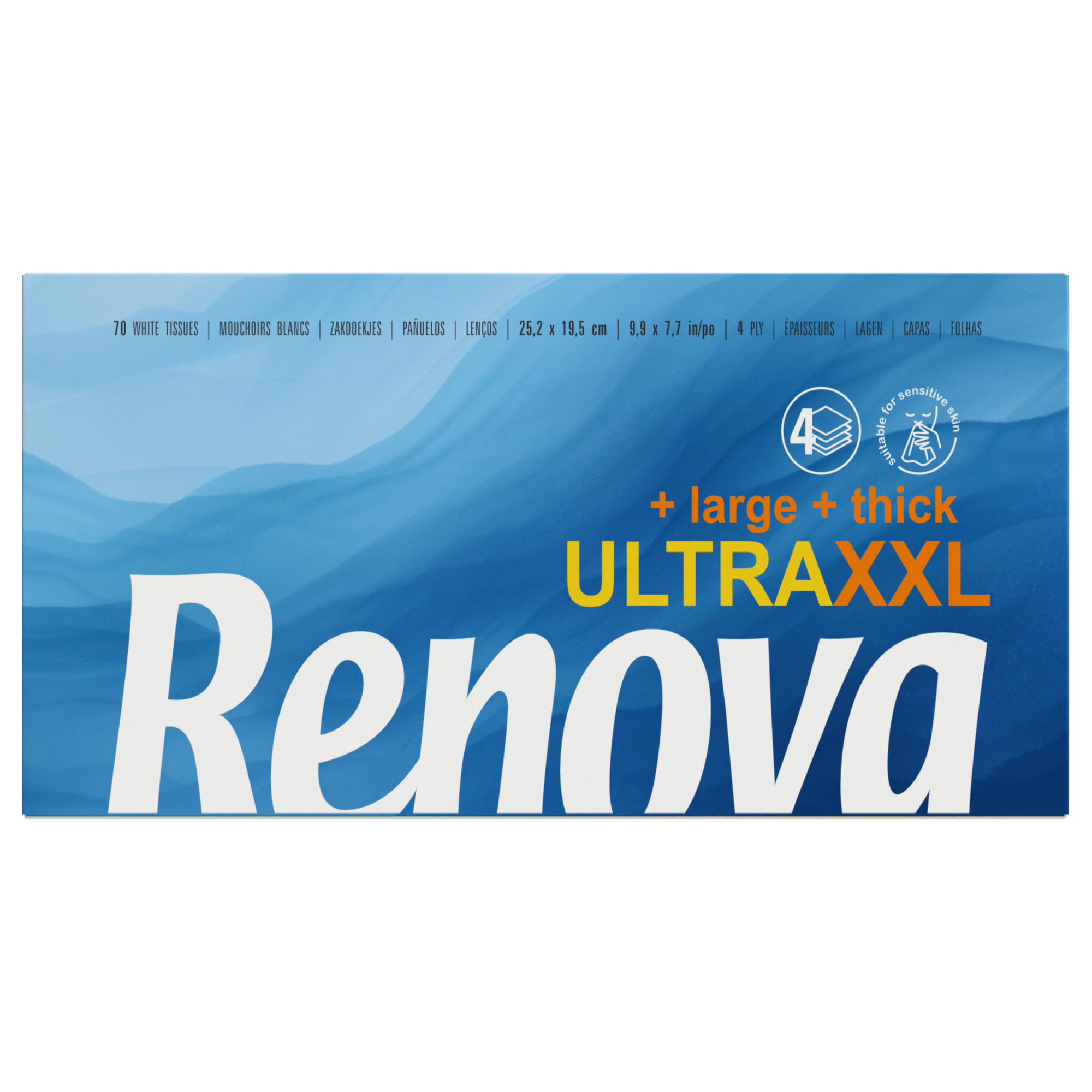 Len&ccedil;os Faciais Ultra XXL Renova
