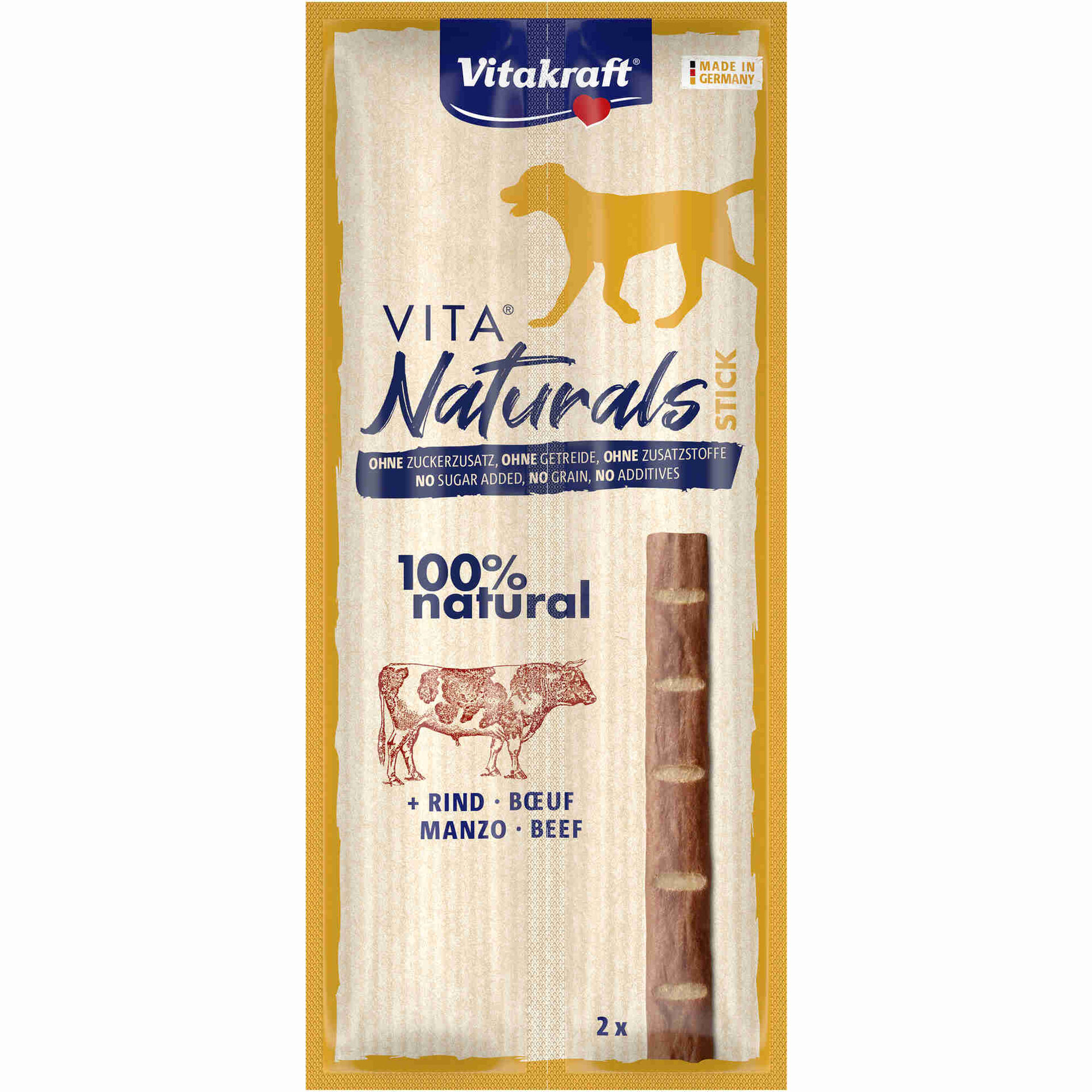 Snack para Cão Vita Naturals Stick Vaca