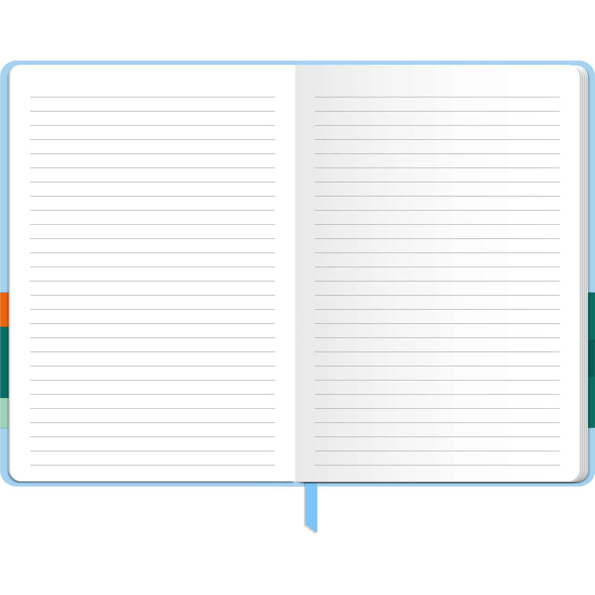 Caderno A5 Capa Dura Pautado (v&aacute;rias cores) Note!