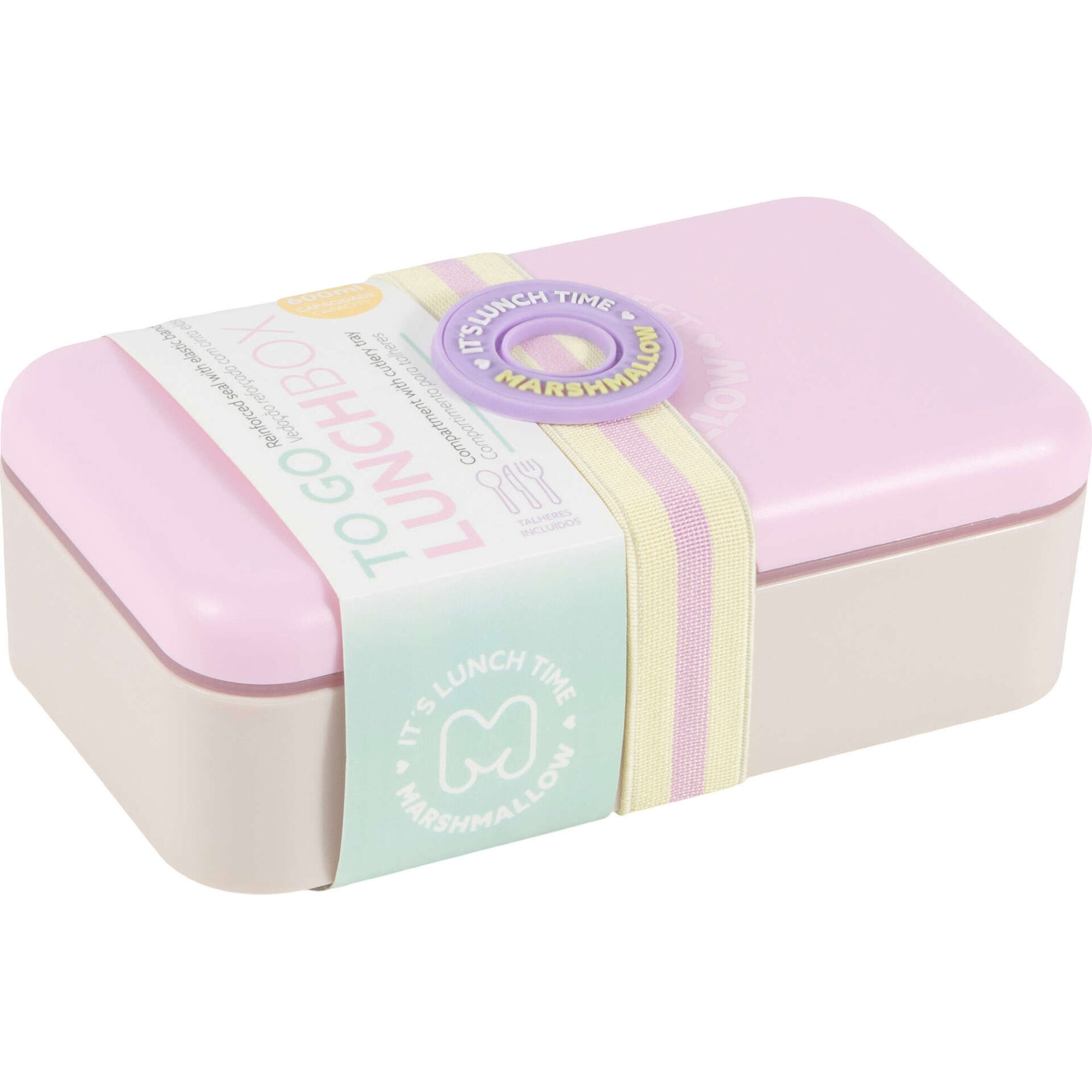 Caixa para Lanche (v&aacute;rias cores) Marshmallow