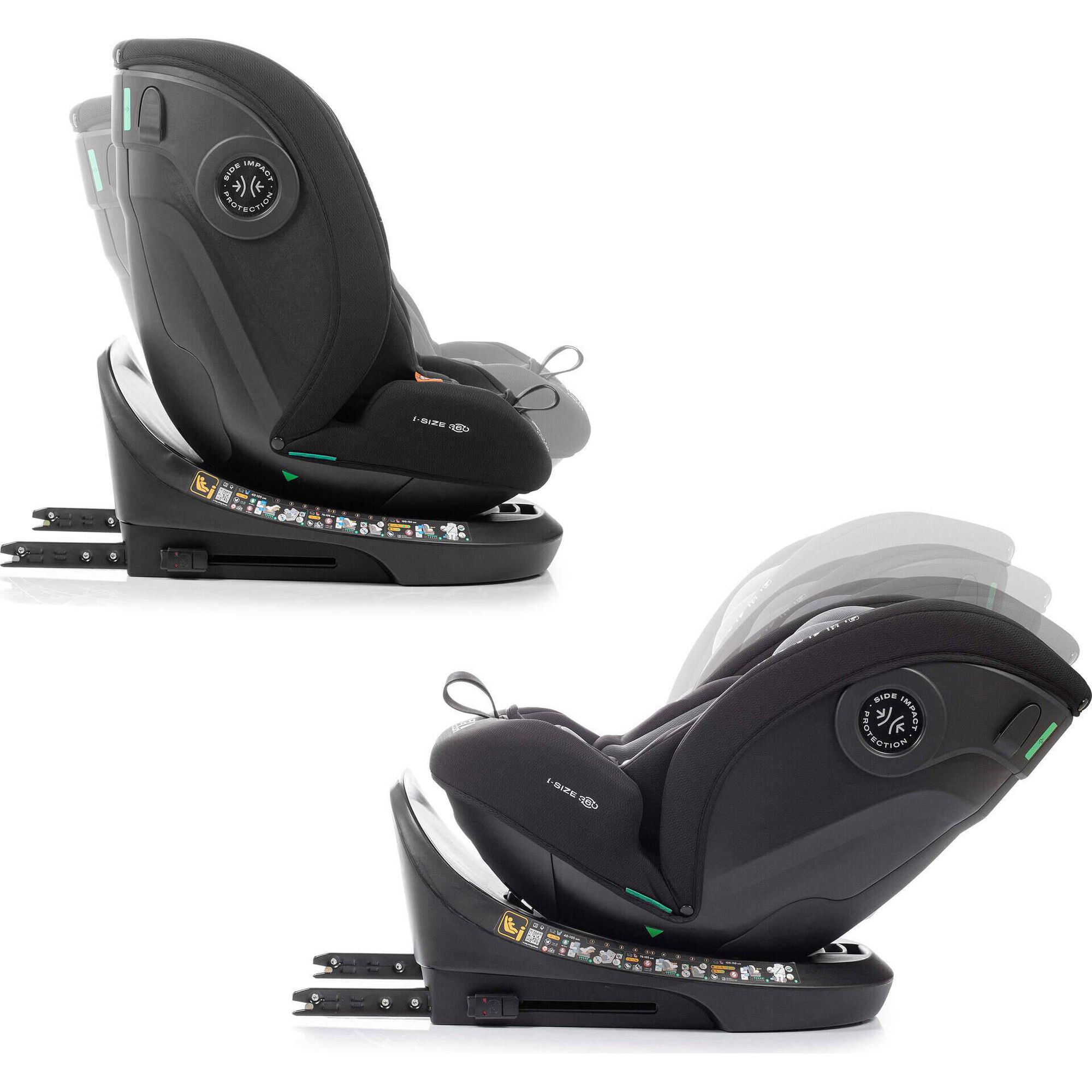 Cadeira Auto I-Size 40-150 Batela Preta Babyauto